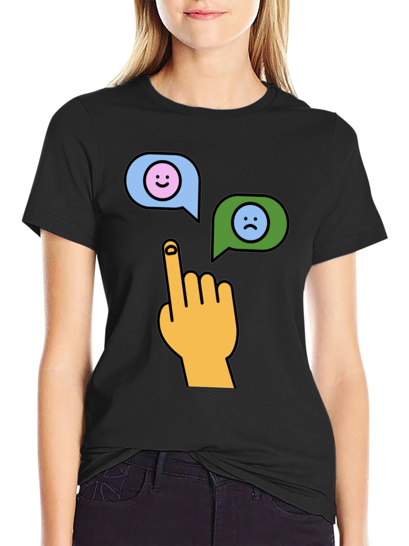 Choose Happy T-Shirt | Fun Graphic Tee