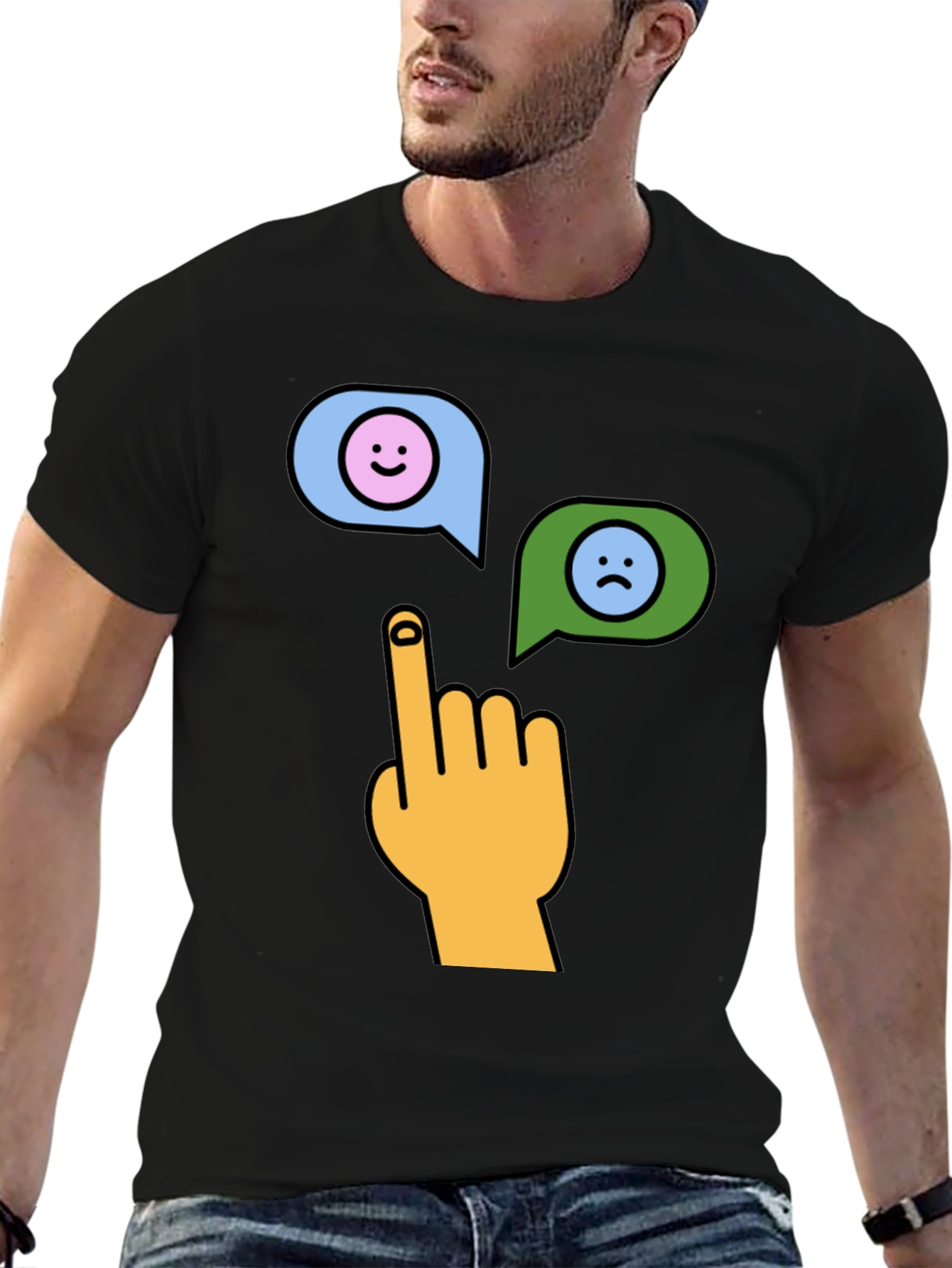 Choose Happy T-Shirt | Fun Graphic Tee
