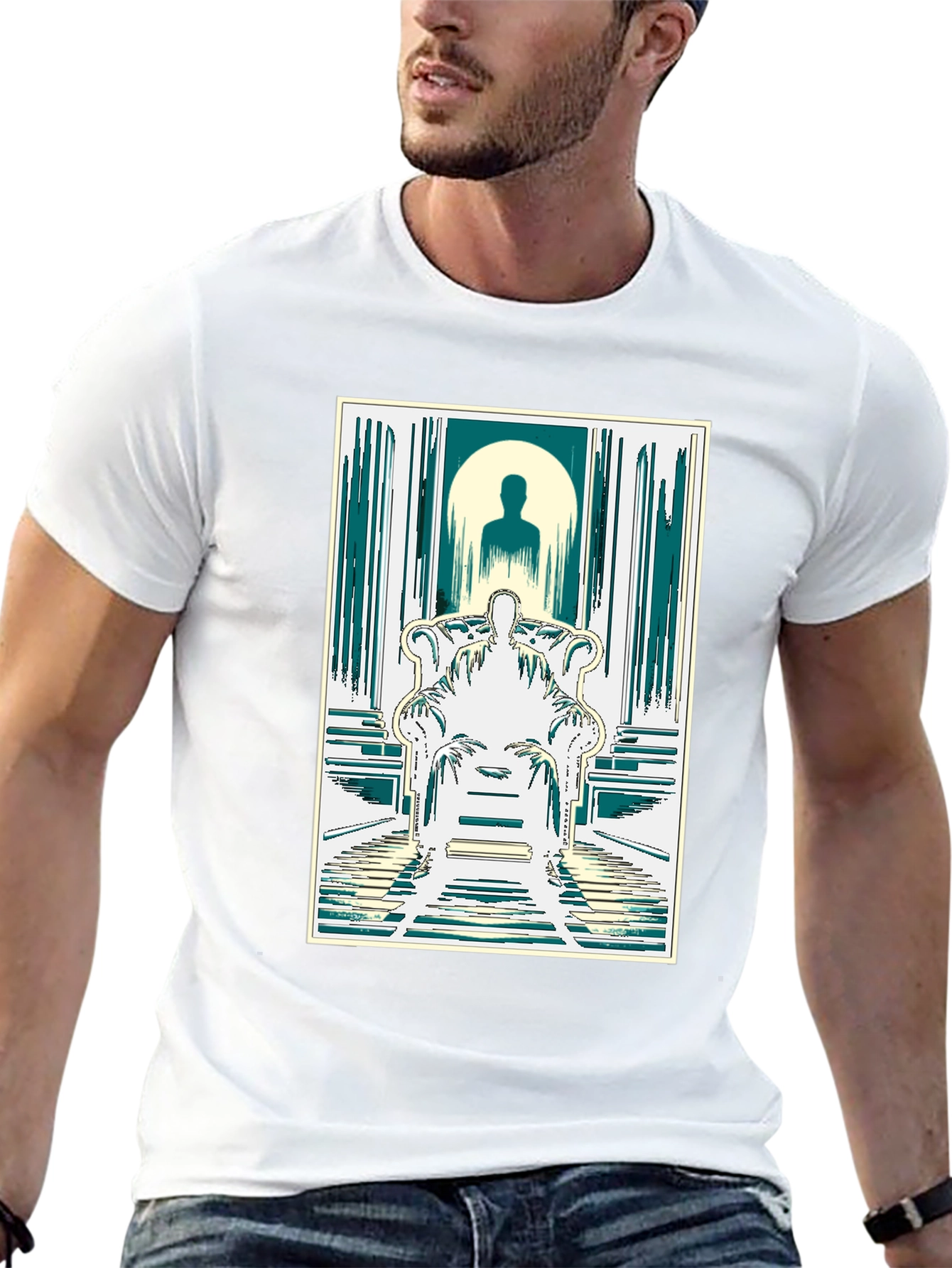 Abstract Graphic Tee -  Modern Art Print