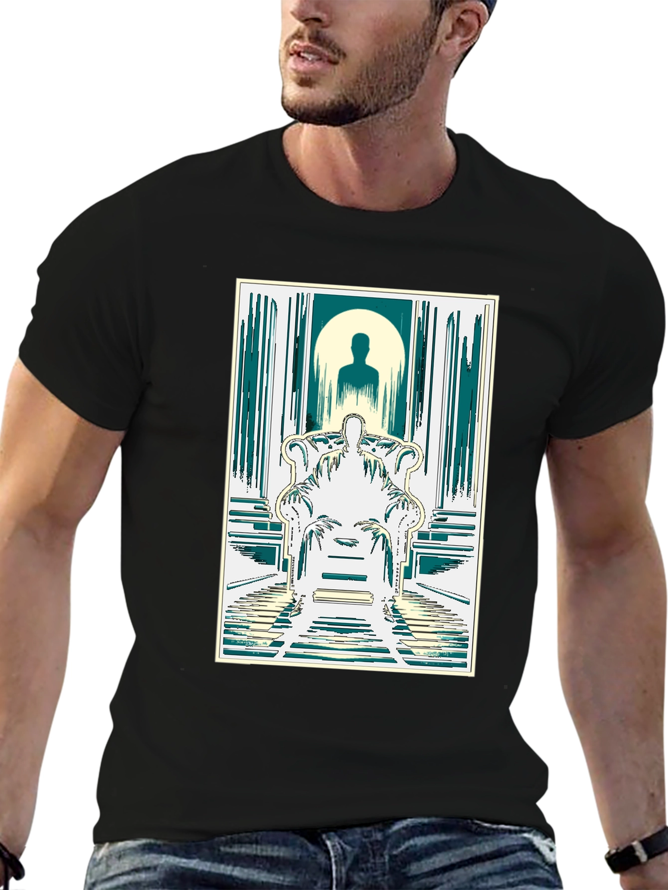Abstract Graphic Tee -  Modern Art Print
