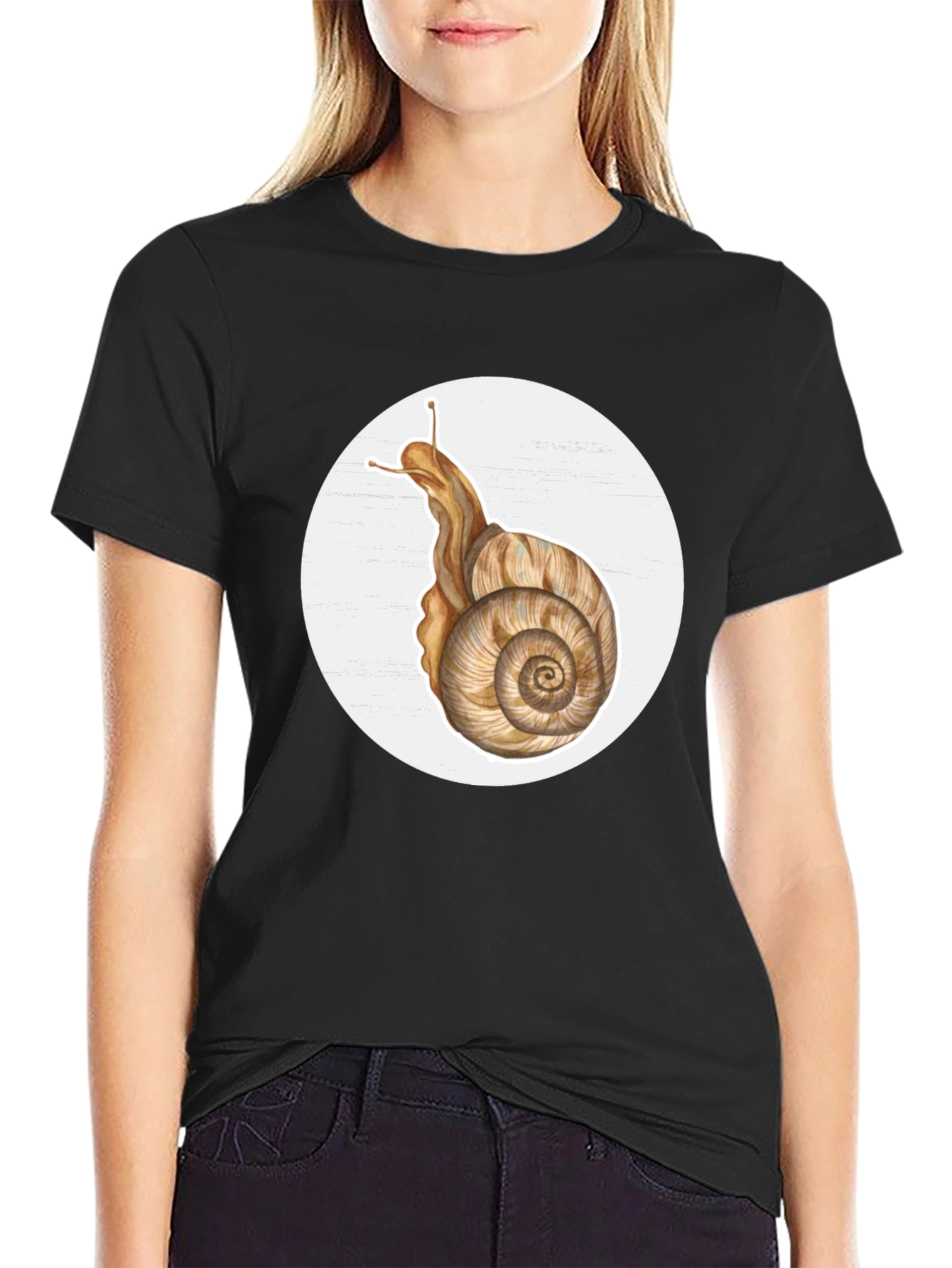 Snail Graphic Tee - Unique Nature Design