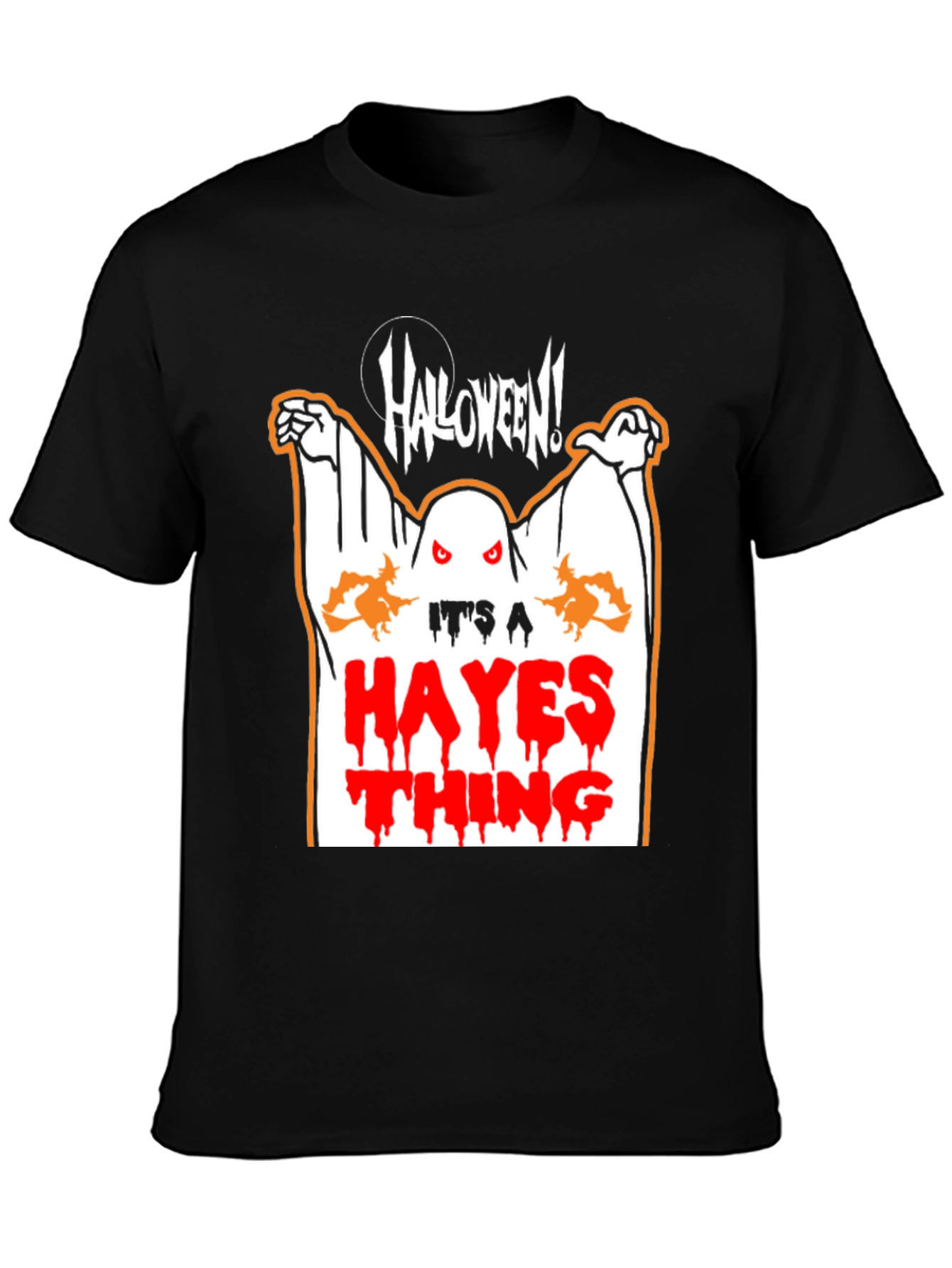 Halloween Hayes Thing Black T-Shirt