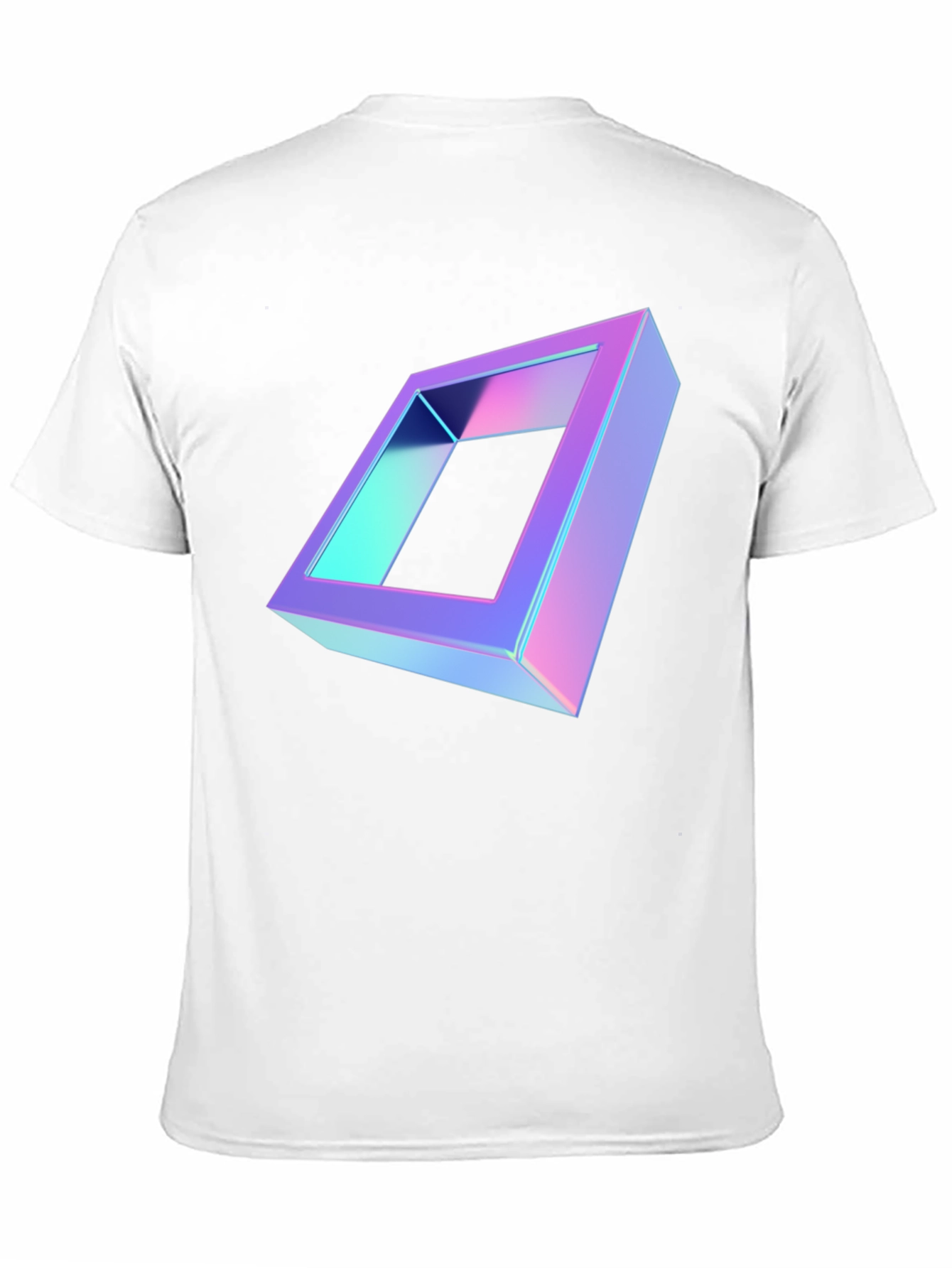 Geometric Illusion Black T-Shirt
