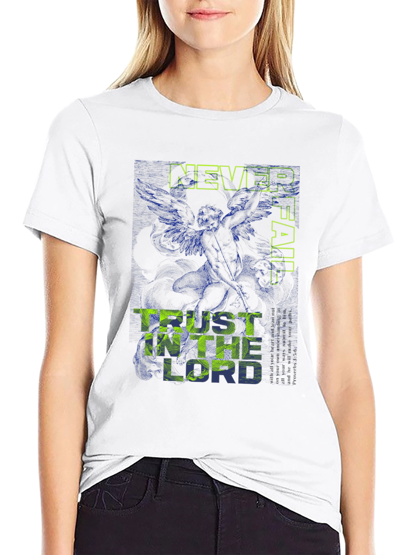 Never Fail Trust In The Lord Graphic T-Shirt