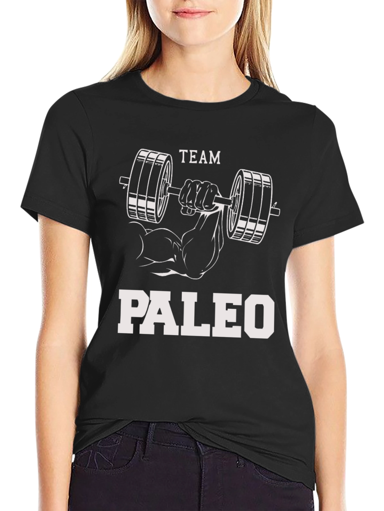 Team Paleo Weightlifting T-Shirt - Black