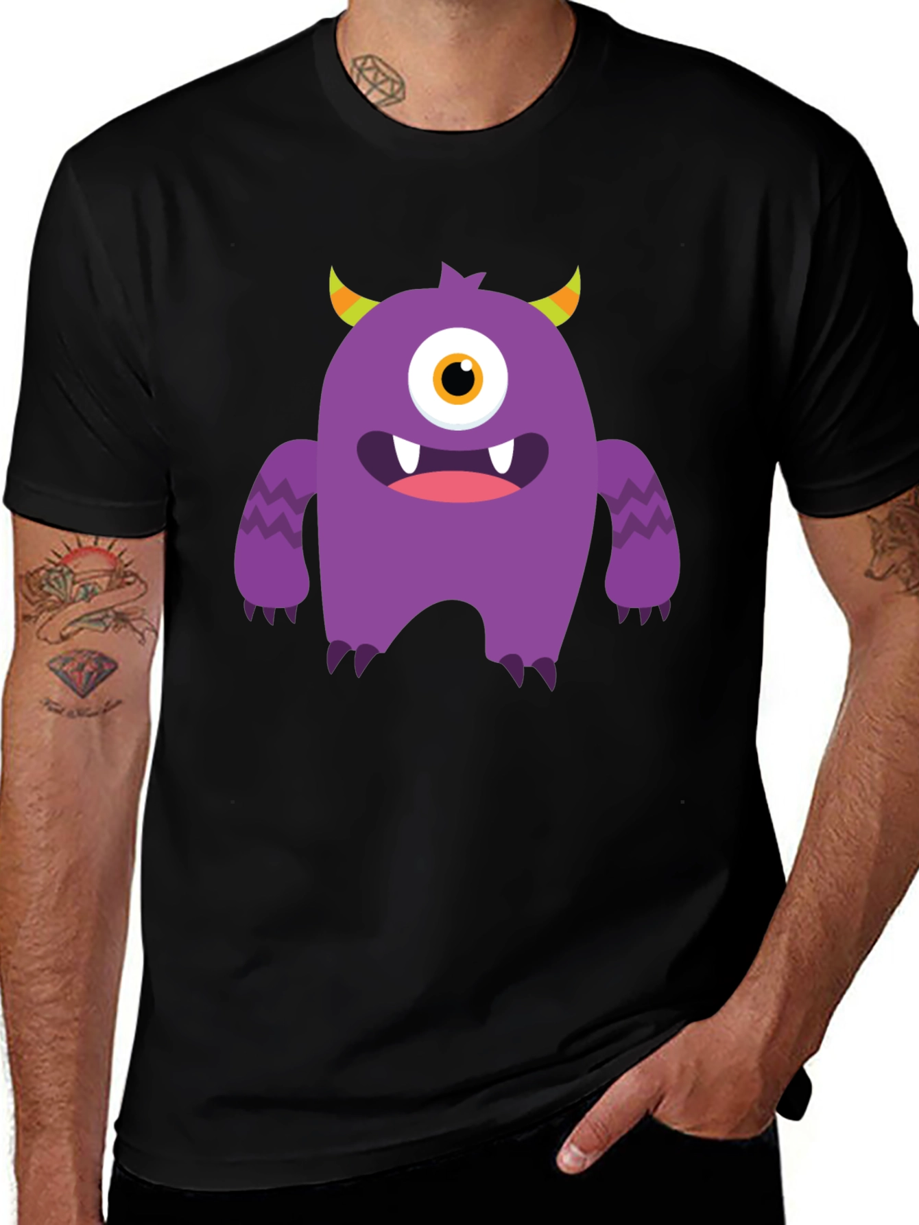 Monster Graphic Tee - Fun Whimsical Design