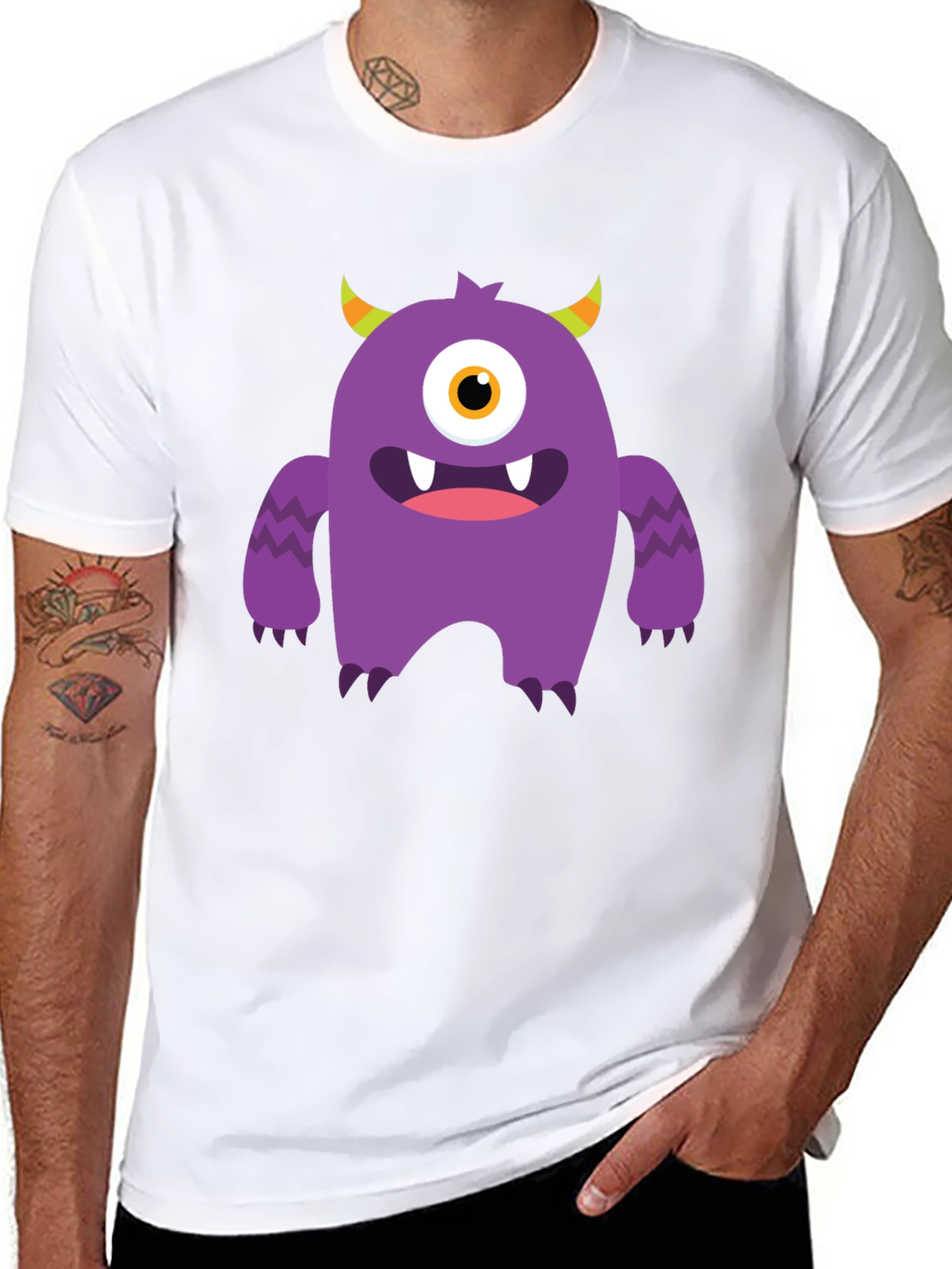 Monster Graphic Tee - Fun Whimsical Design