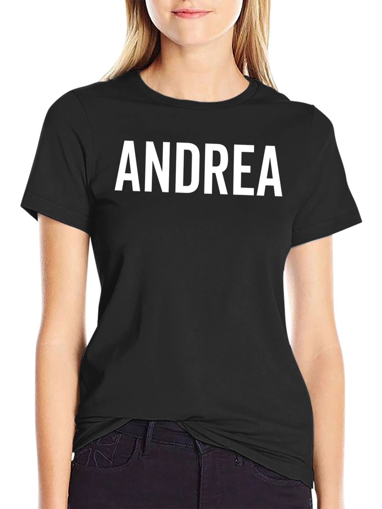 Andrea Graphic T-Shirt - Modern Unisex Tee
