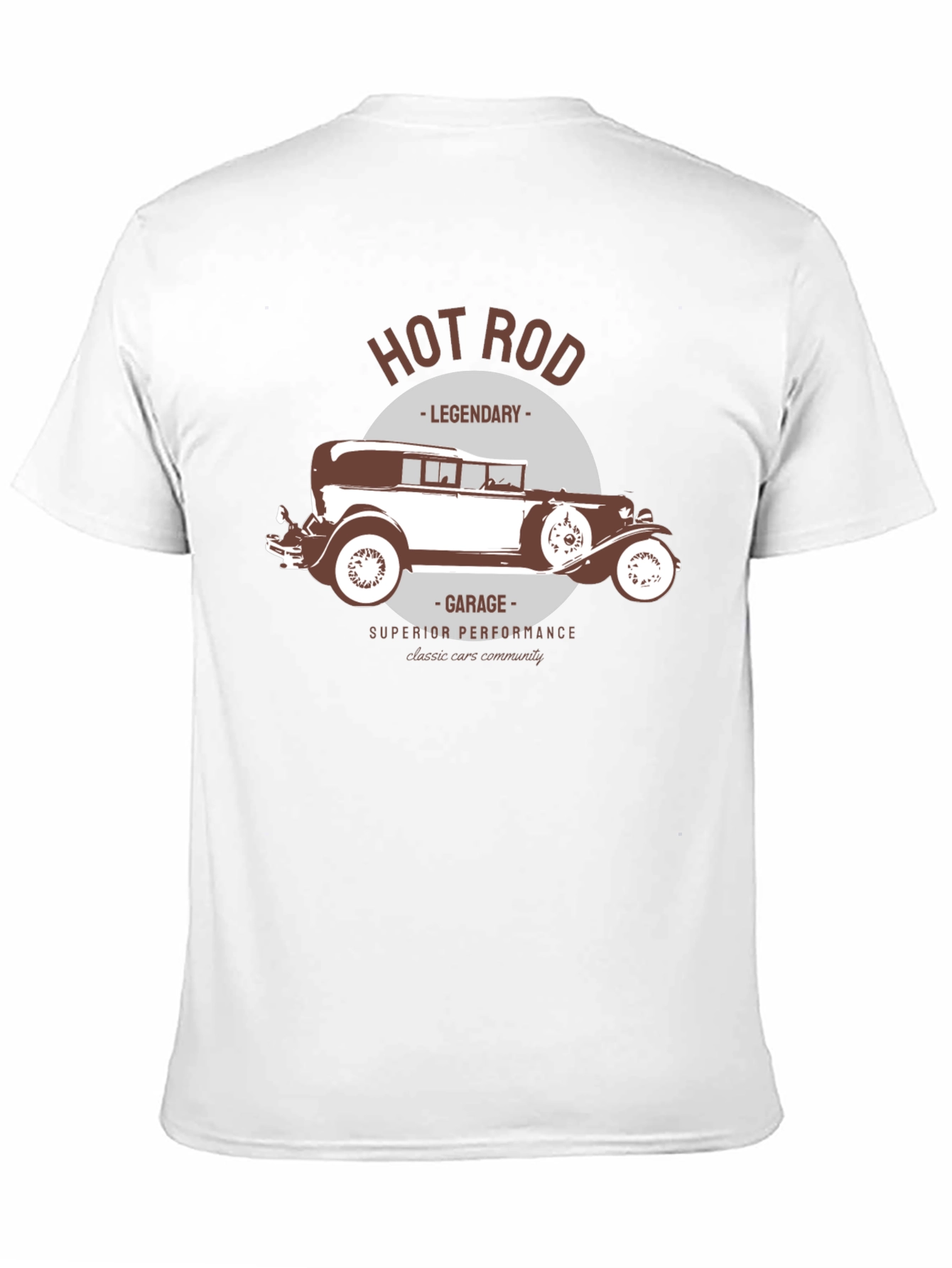 Hot Rod Garage T-Shirt - Classic Car Design