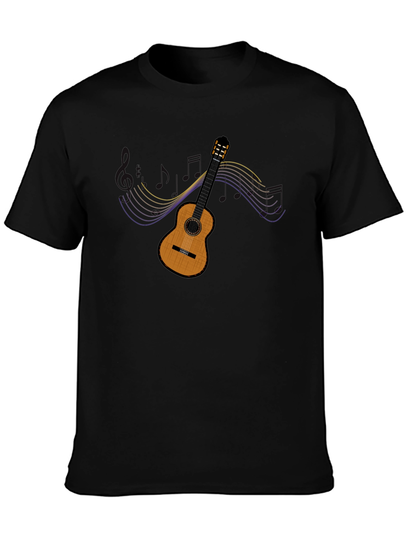 Guitar Music T-Shirt - Classic Style