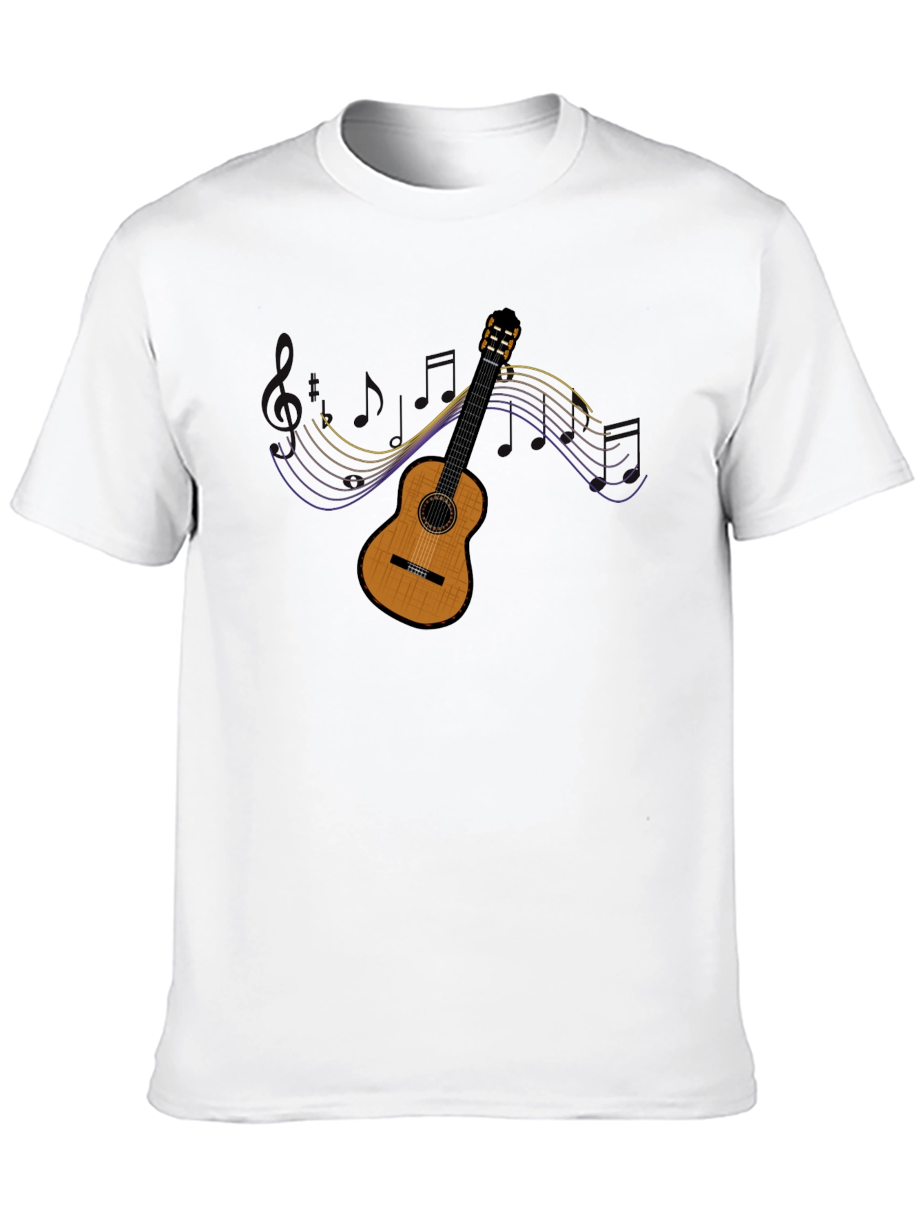 Guitar Music T-Shirt - Classic Style