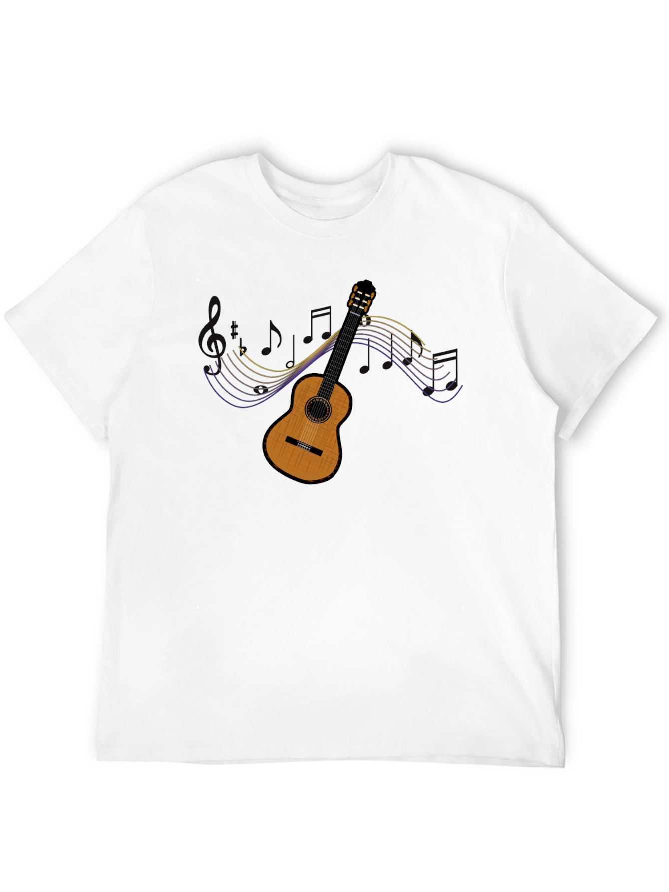 Guitar Music T-Shirt - Classic Style