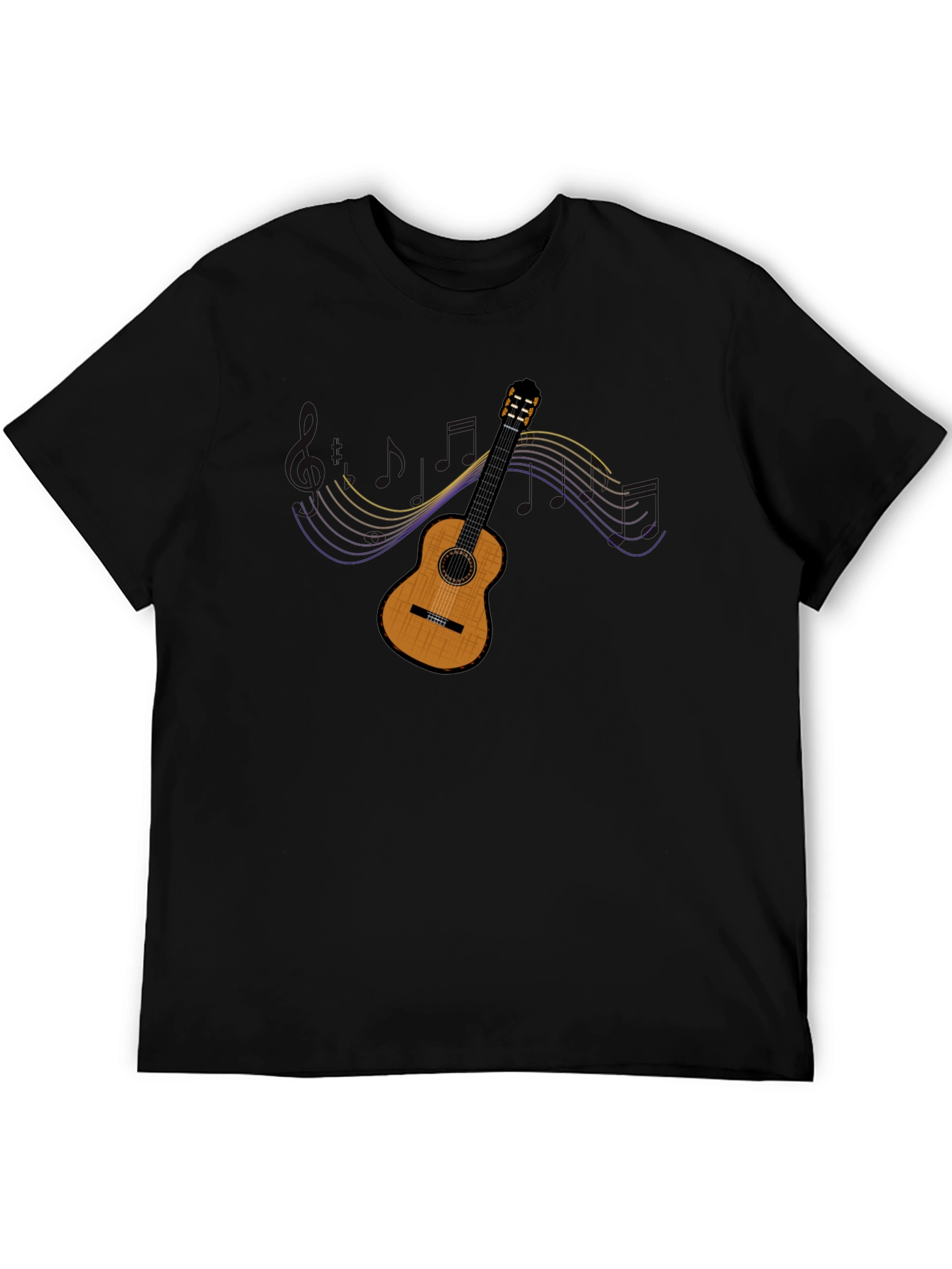 Guitar Music T-Shirt - Classic Style