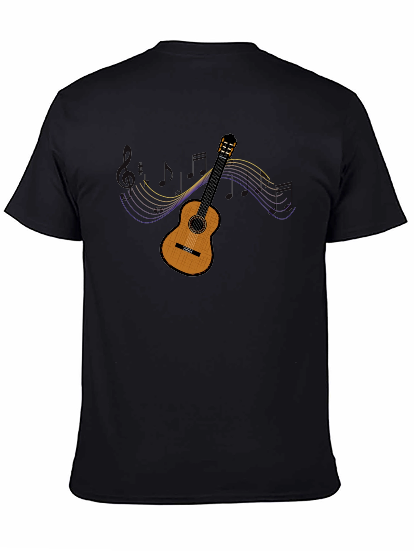 Guitar Music T-Shirt - Classic Style