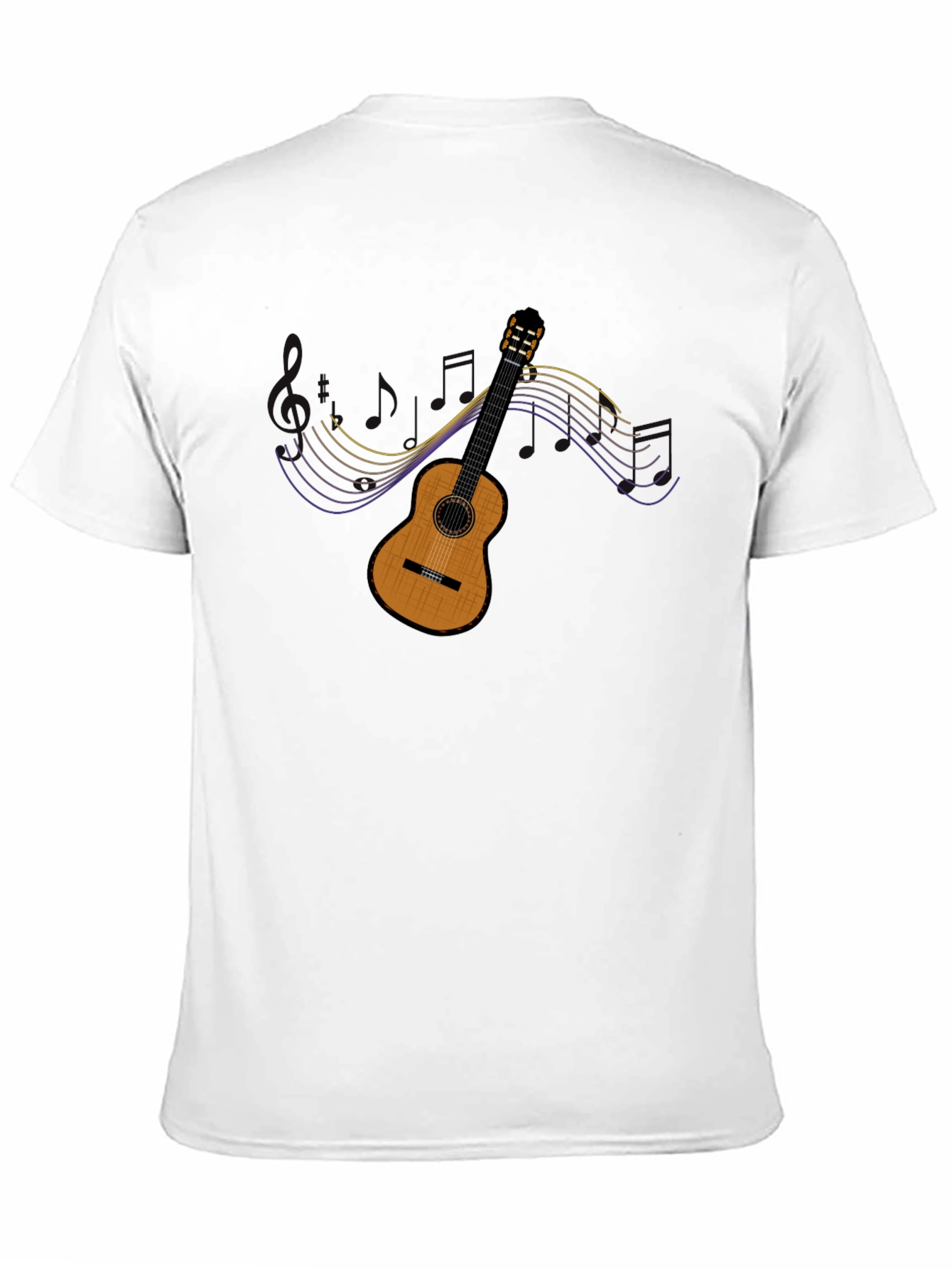 Guitar Music T-Shirt - Classic Style
