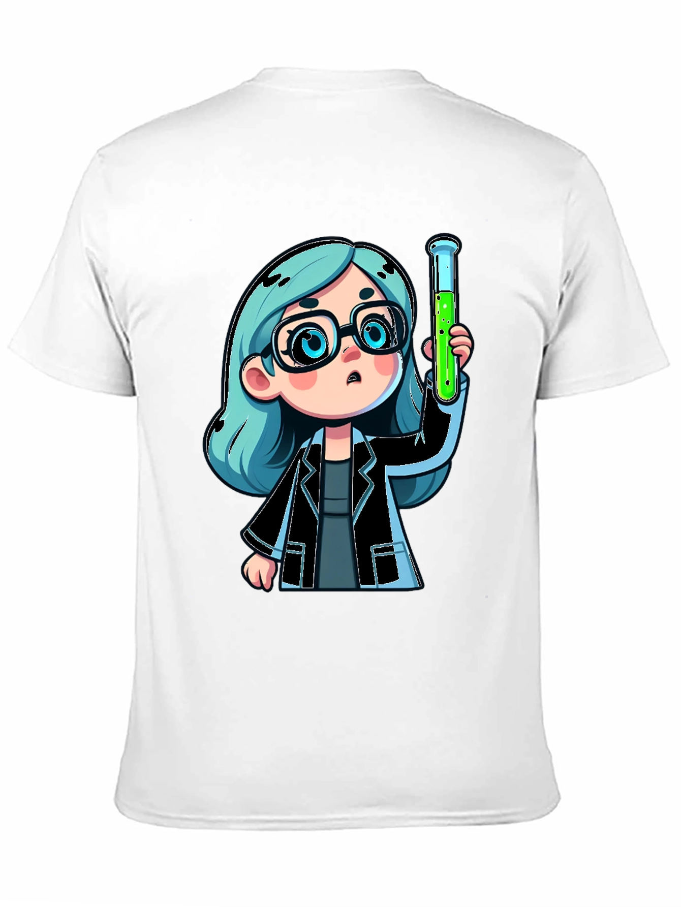 Scientist Cartoon Graphic Tee