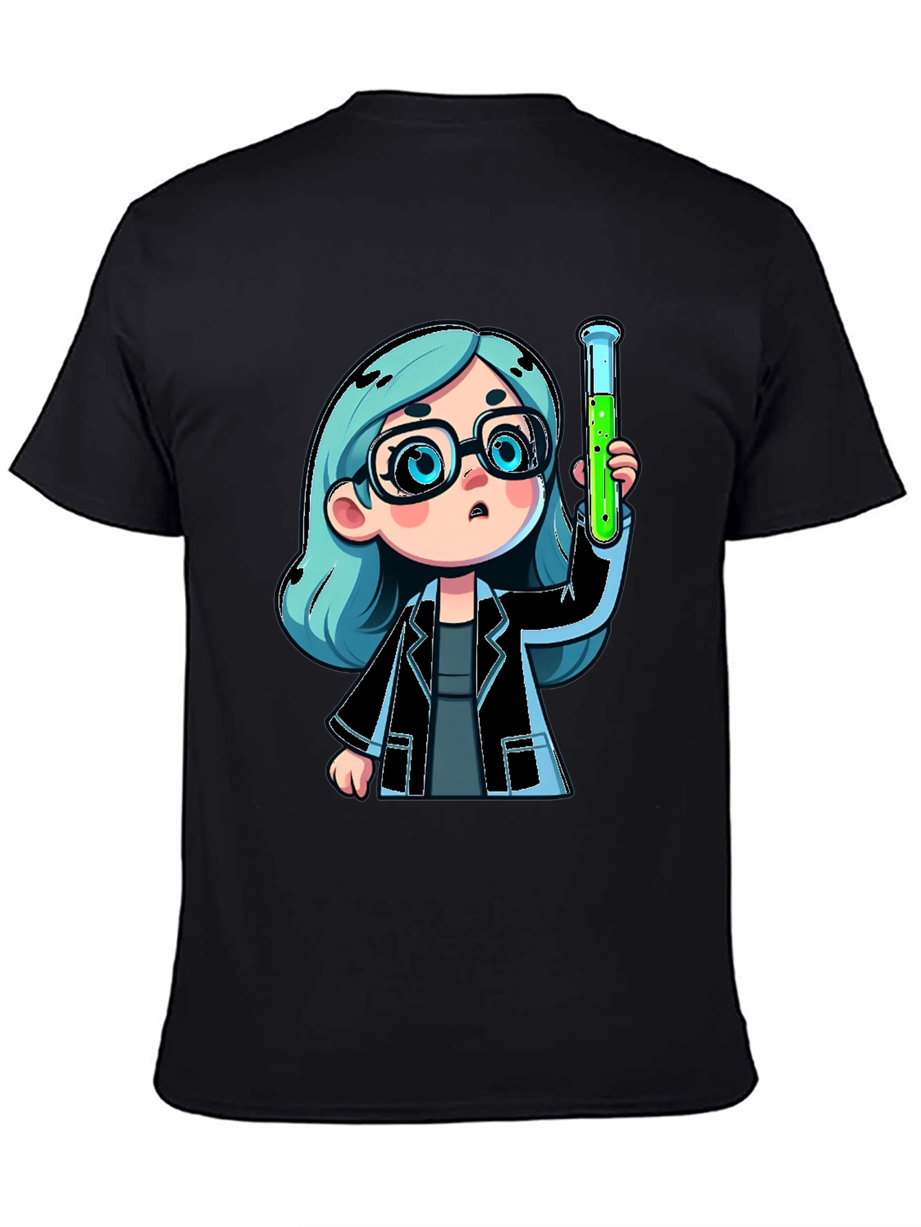 Scientist Cartoon Graphic Tee