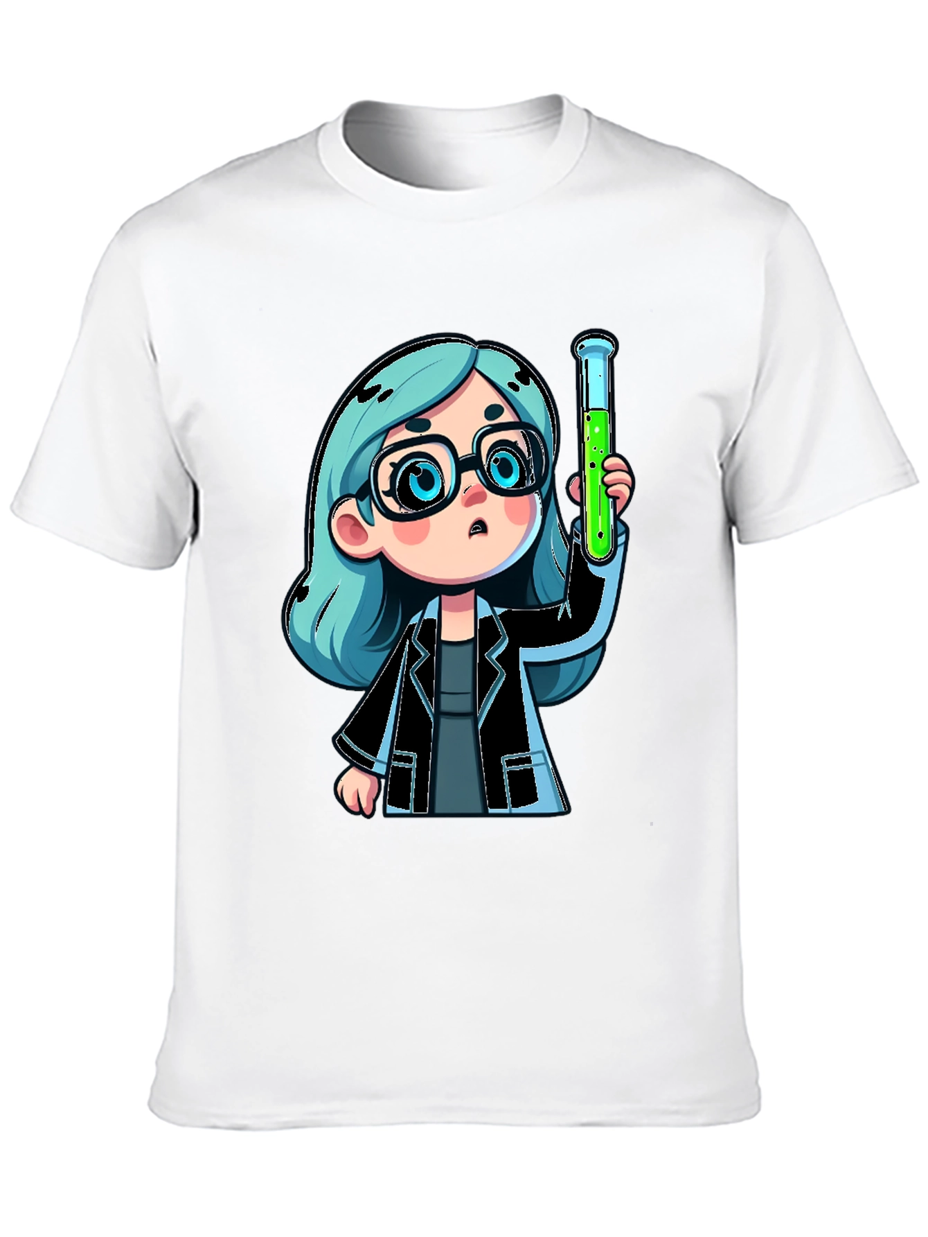 Scientist Cartoon Graphic Tee