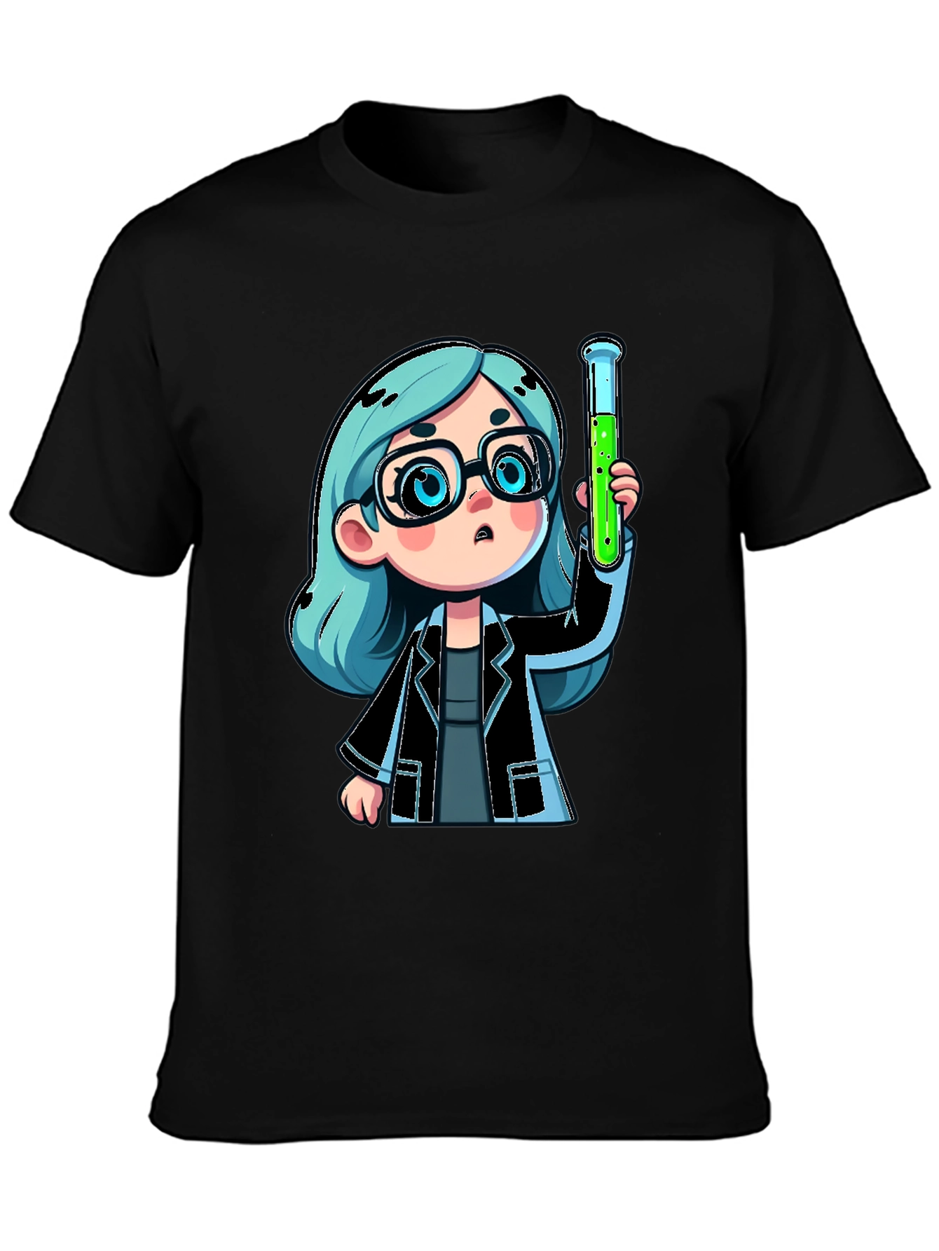 Scientist Cartoon Graphic Tee