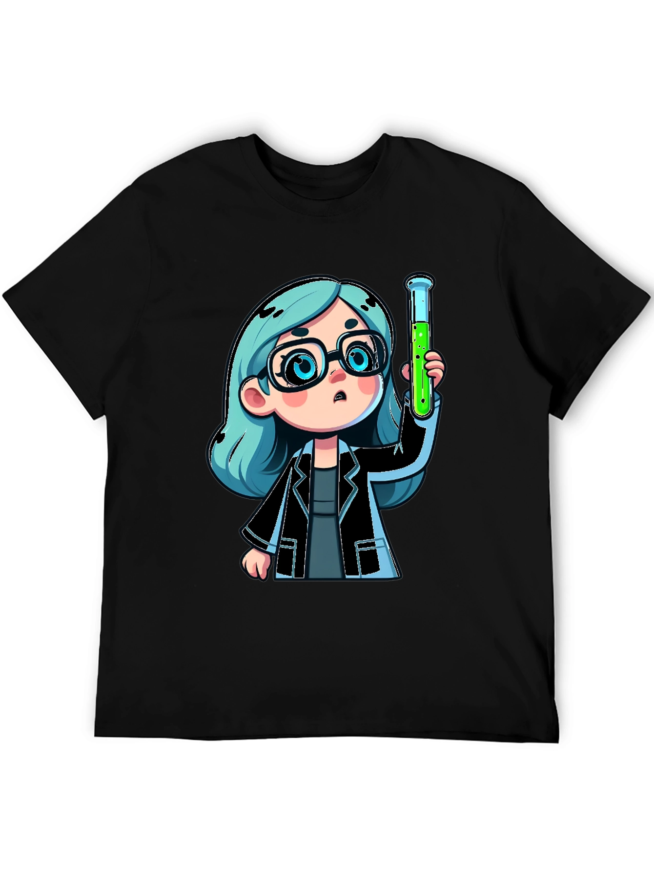 Scientist Cartoon Graphic Tee