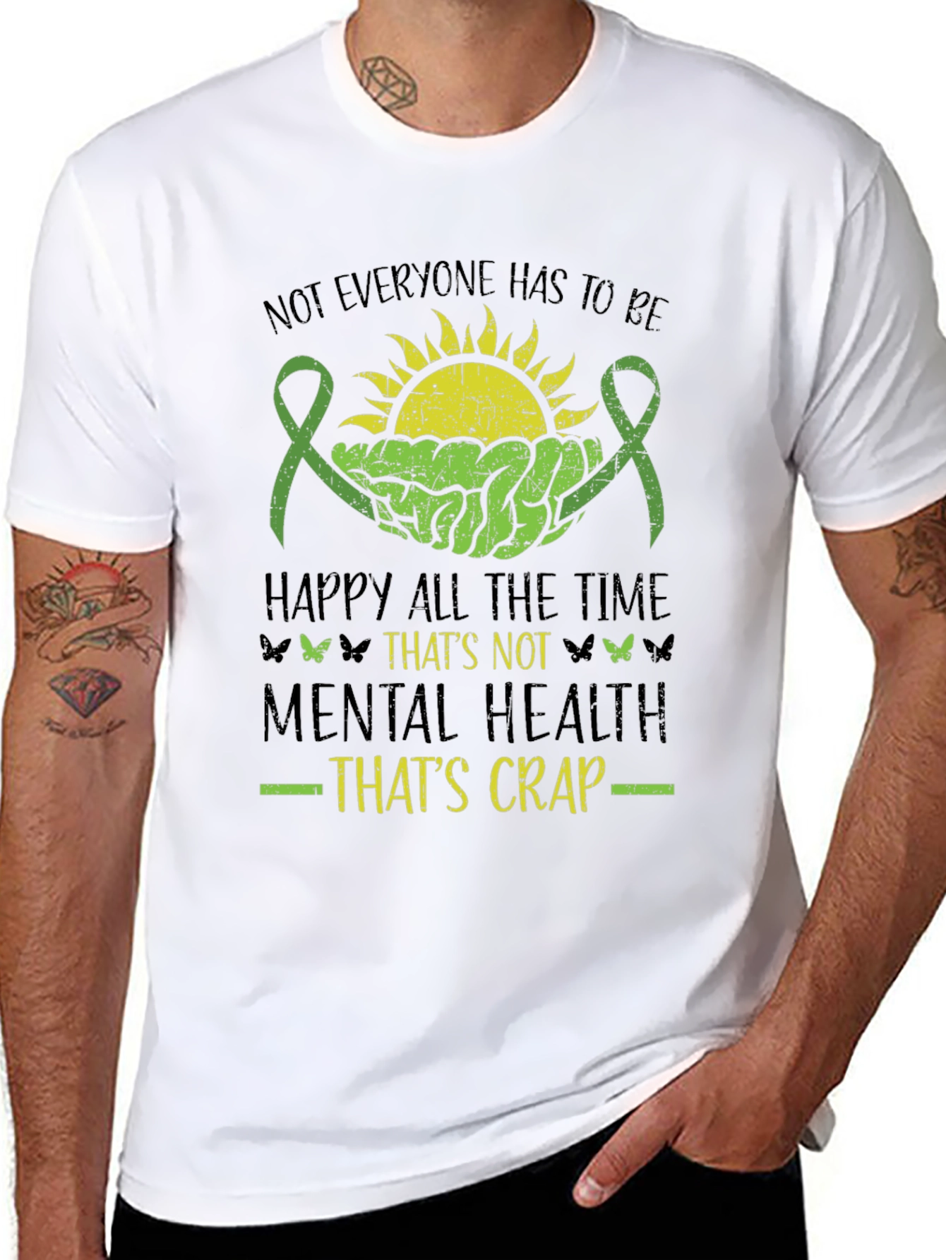 Mental Health Awareness Graphic T-Shirt