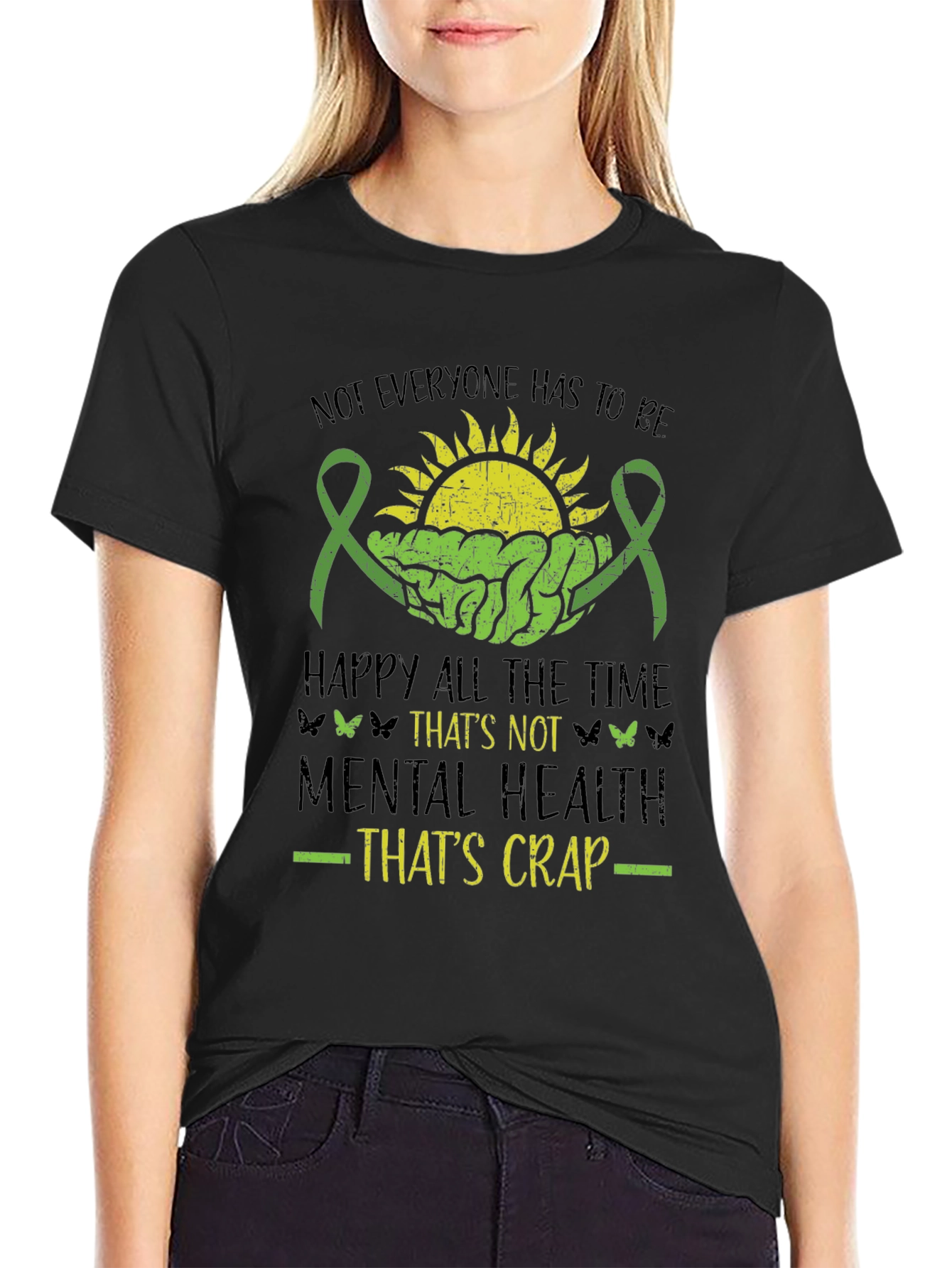 Mental Health Awareness Graphic T-Shirt