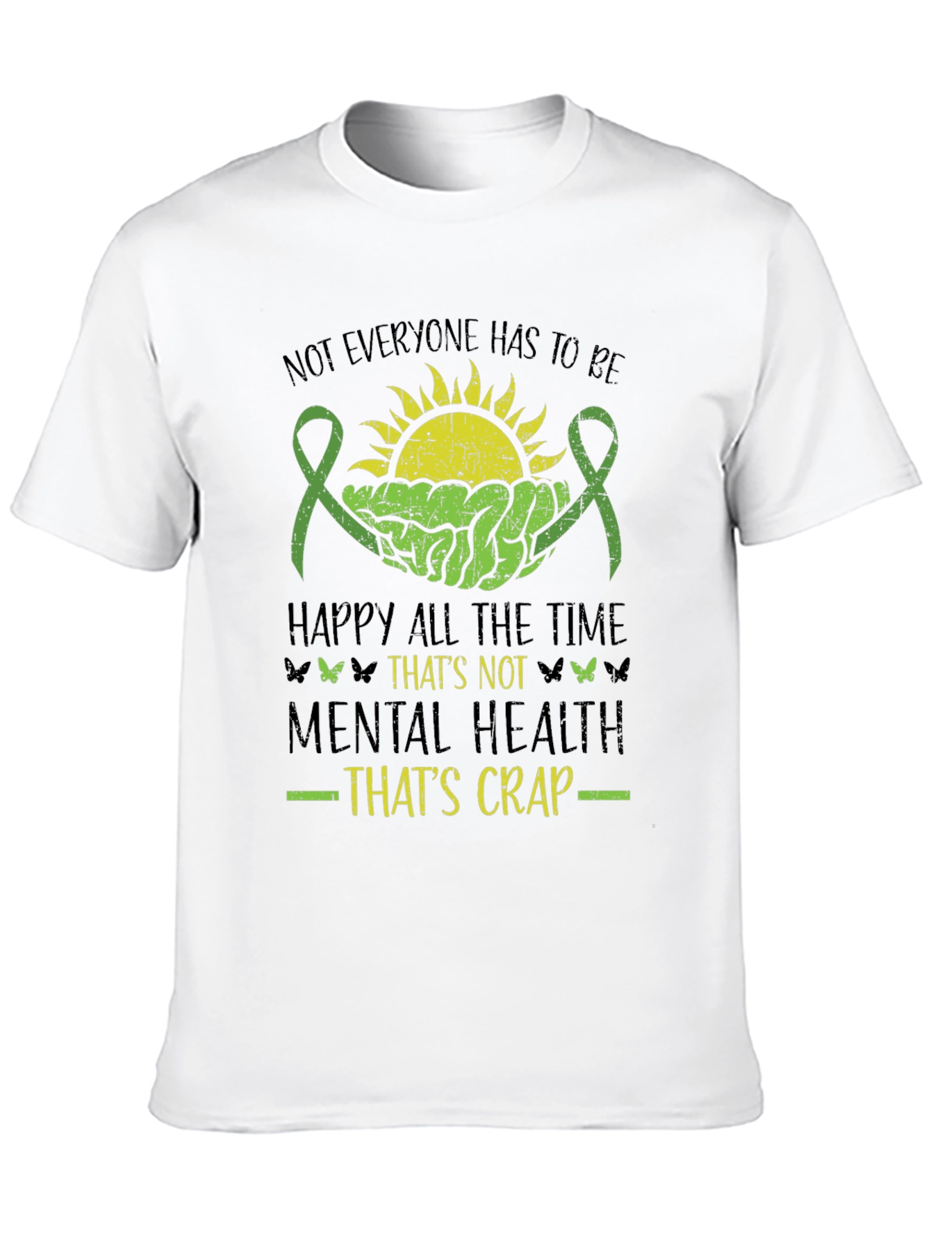 Mental Health Awareness Graphic T-Shirt
