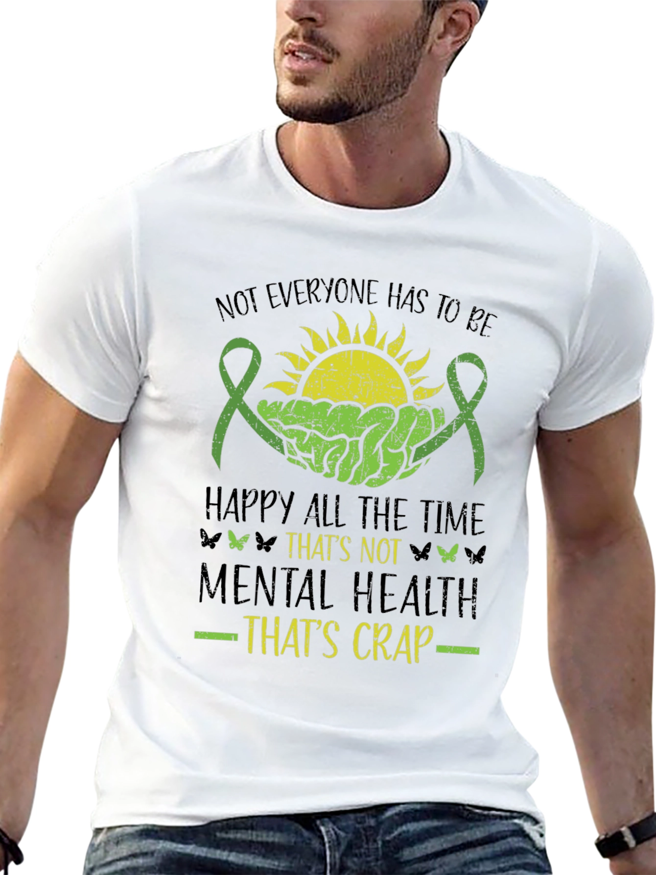 Mental Health Awareness Graphic T-Shirt