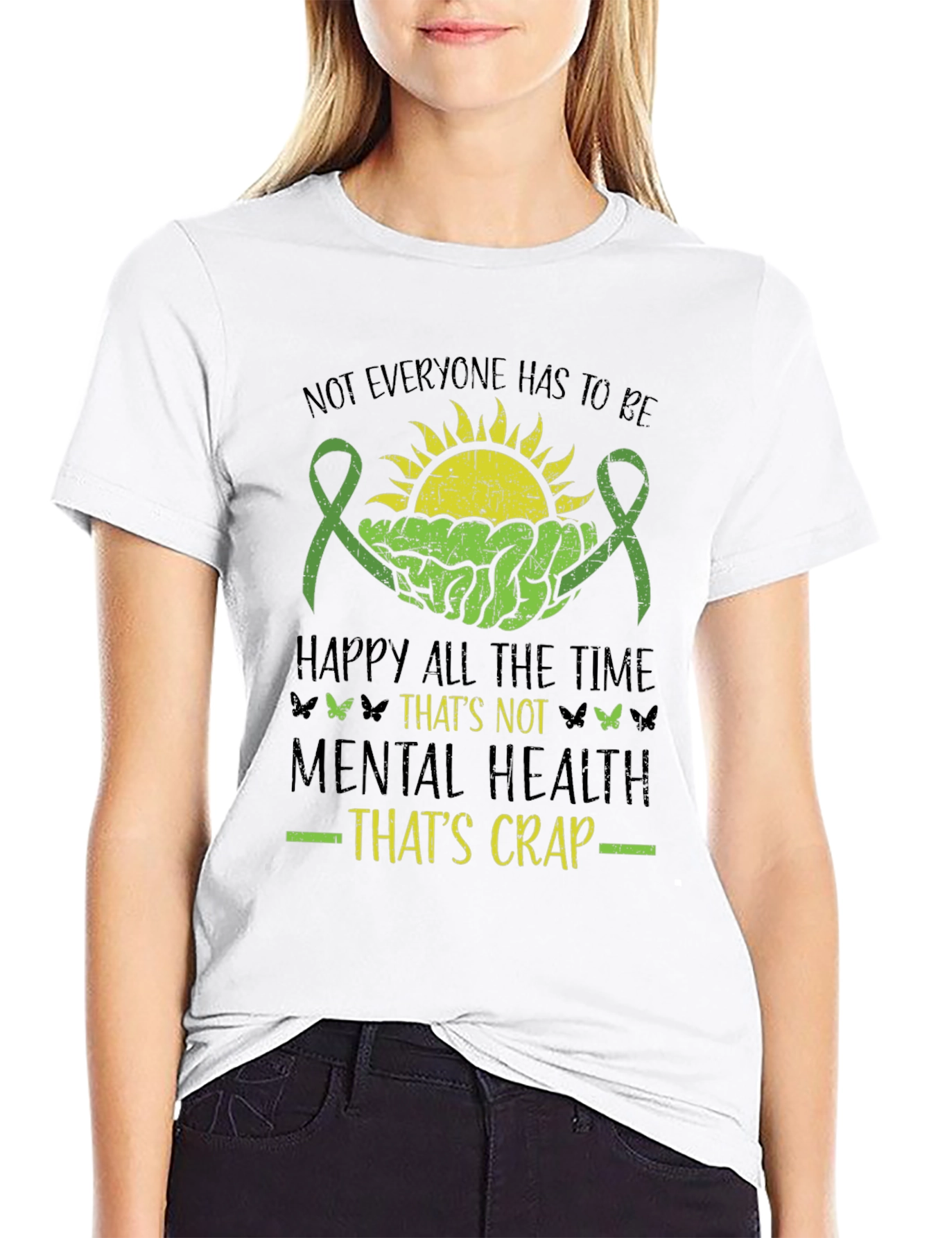 Mental Health Awareness Graphic T-Shirt