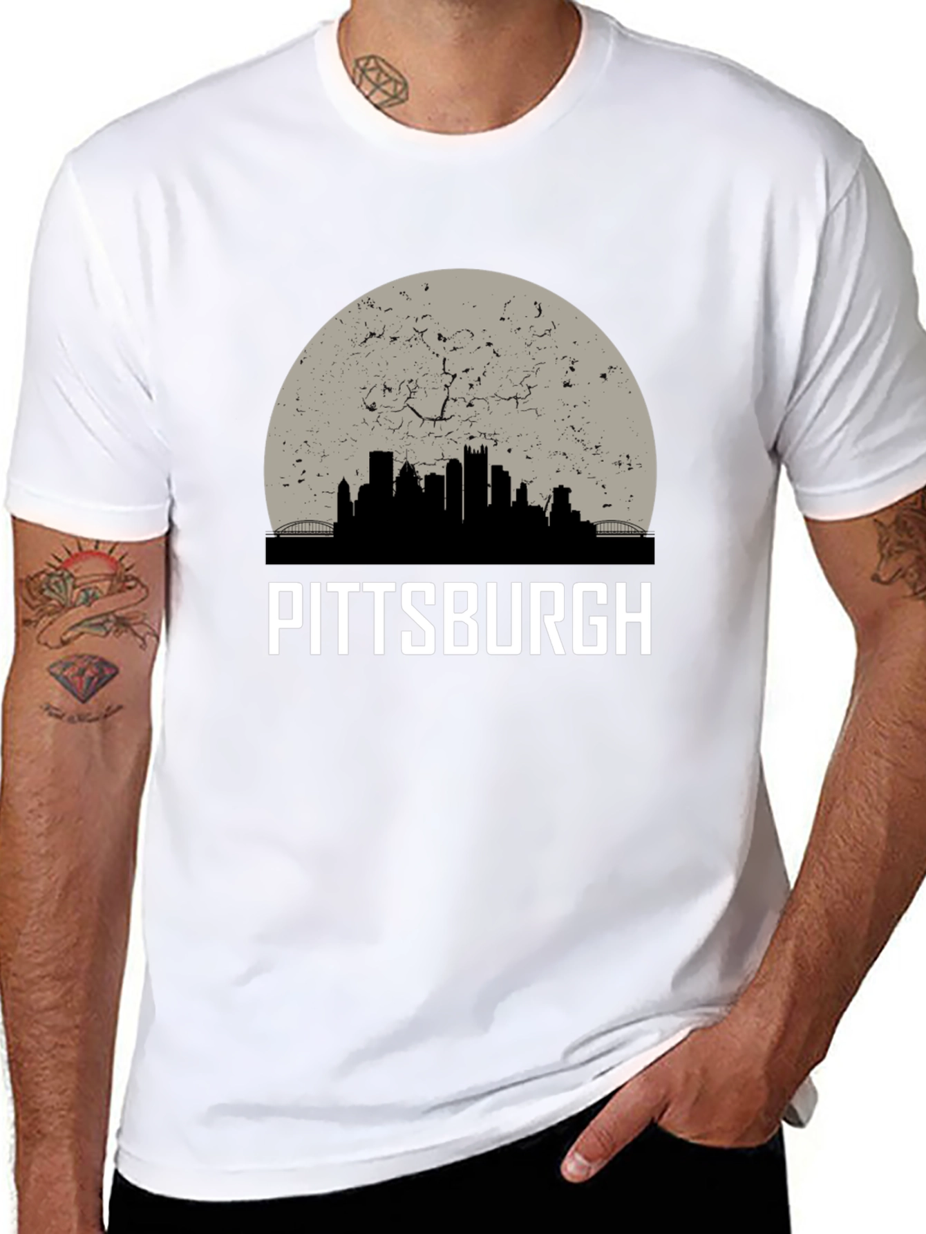 Pittsburgh Skyline Graphic T-Shirt