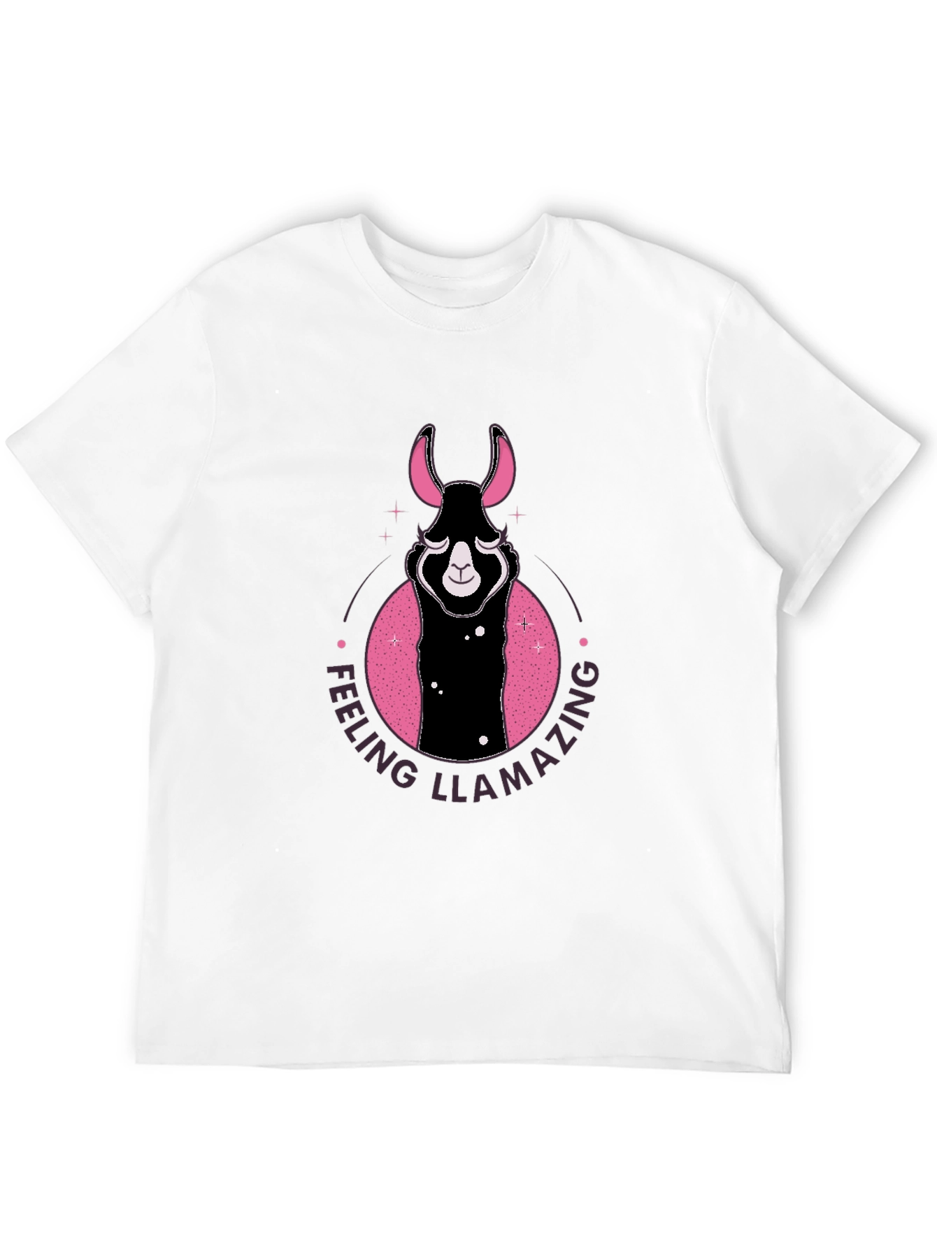 Feeling Llamazing Black Graphic Tee