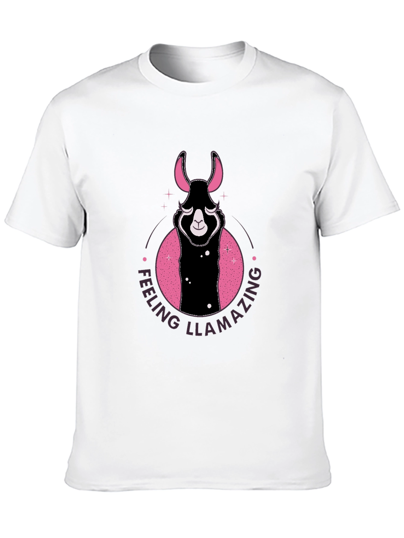 Feeling Llamazing Black Graphic Tee