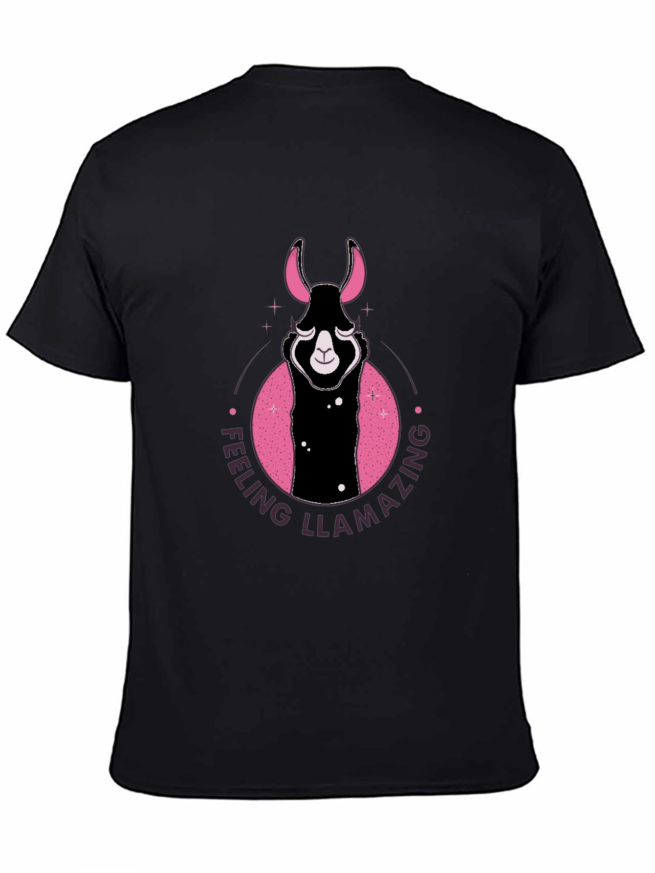 Feeling Llamazing Black Graphic Tee
