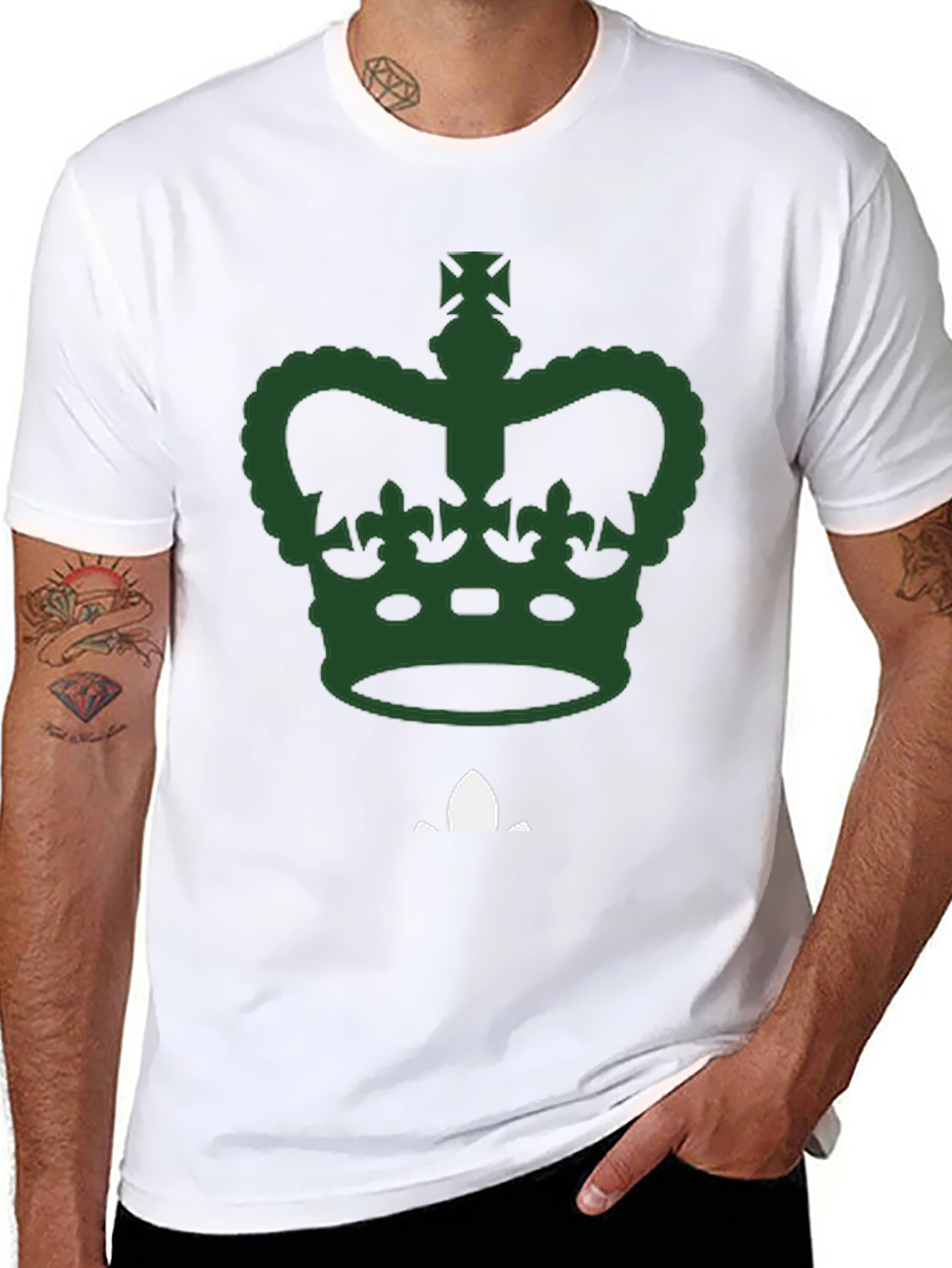 Crown Graphic T-Shirt - Mens Black Tee