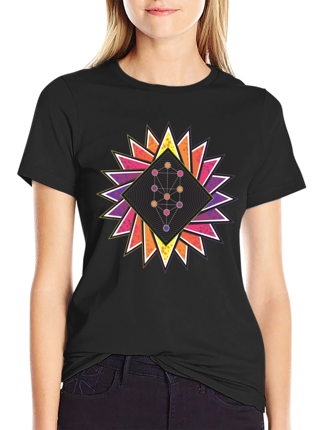 Geometric Tree of Life Graphic Tee