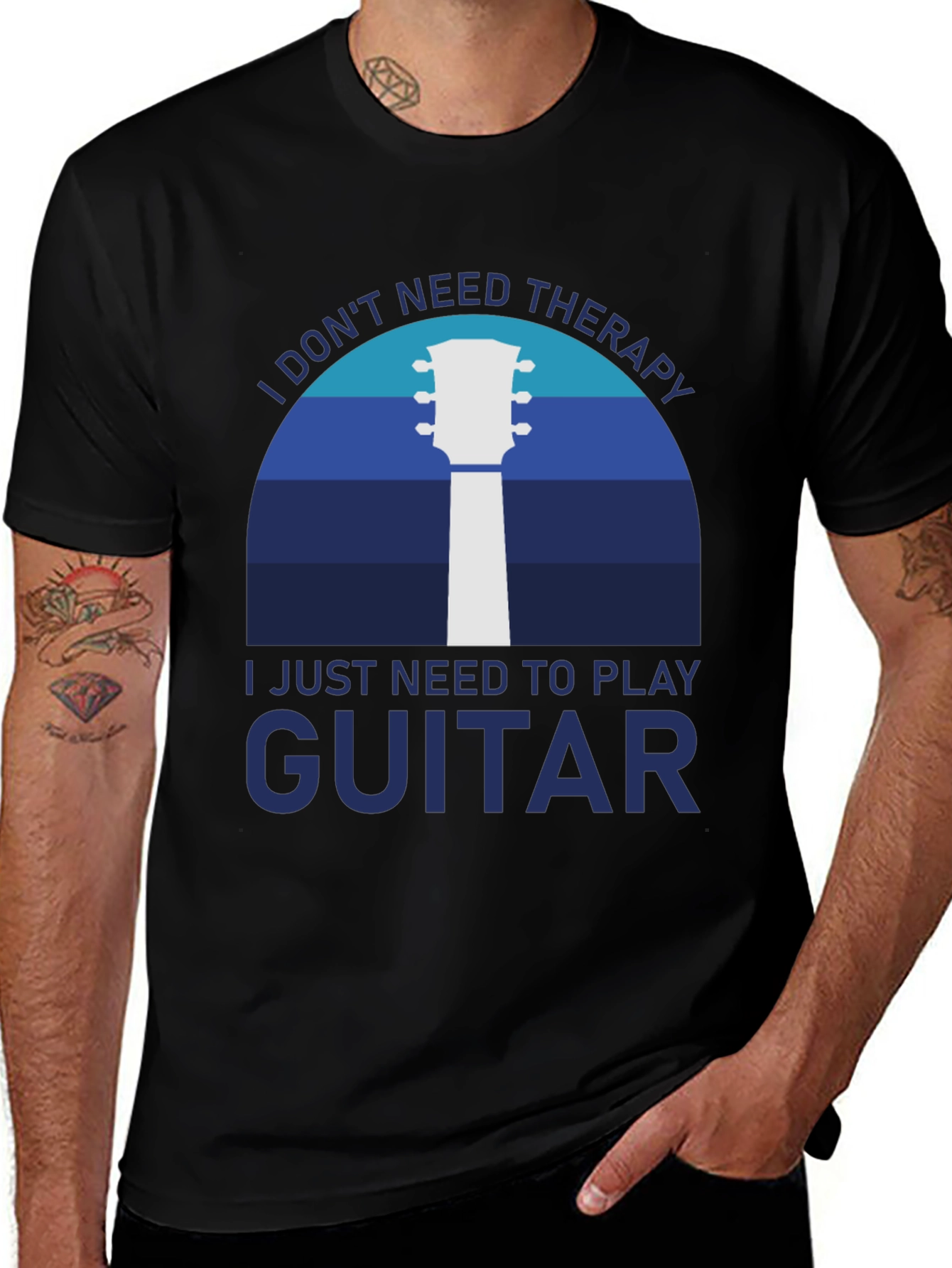 Guitar Therapy T-Shirt - Musician Gift
