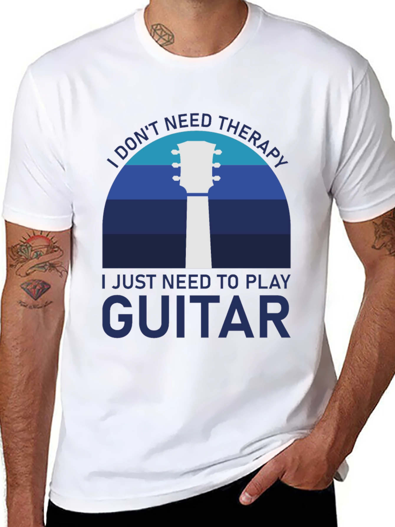 Guitar Therapy T-Shirt - Musician Gift