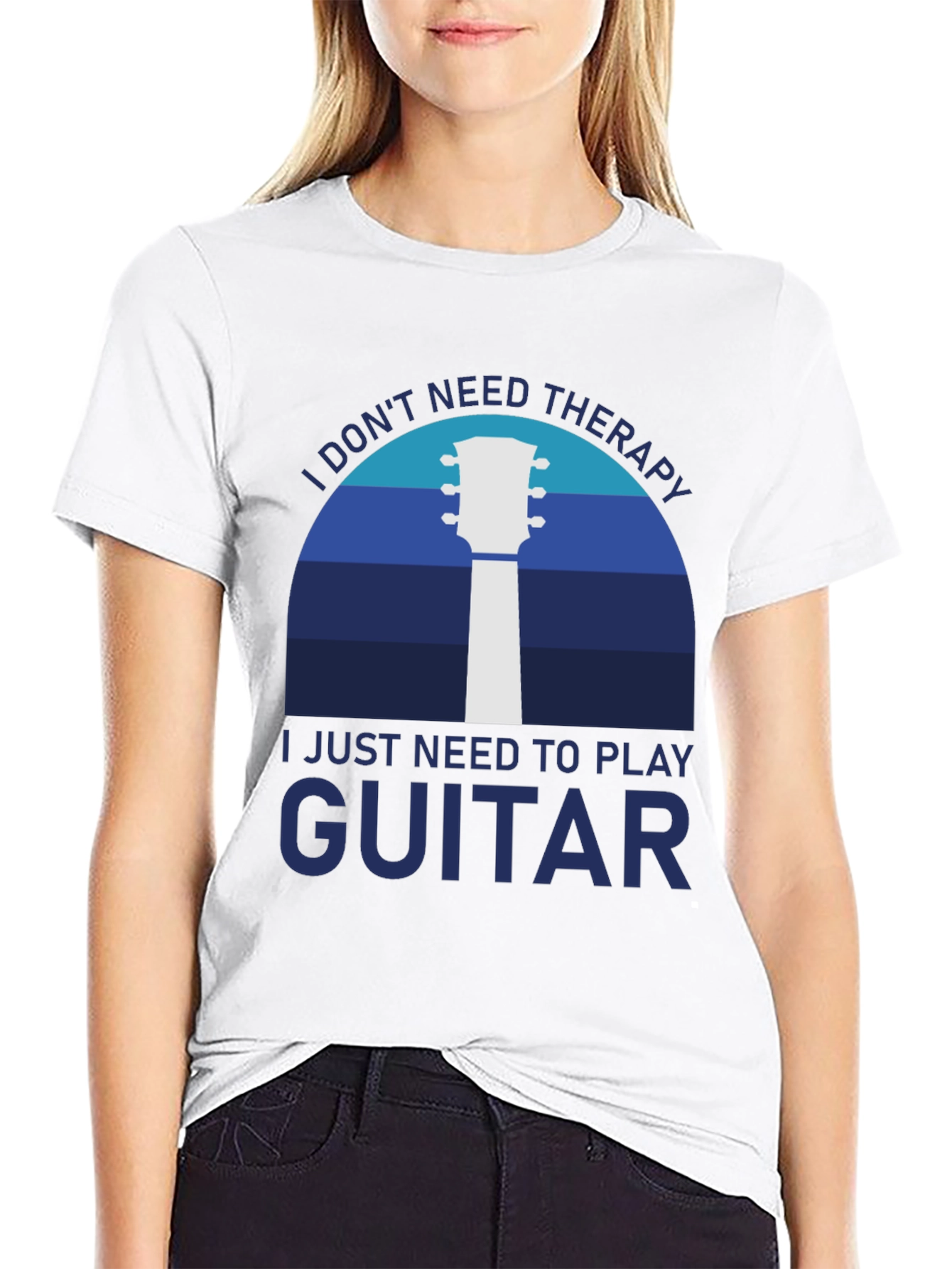 Guitar Therapy T-Shirt - Musician Gift