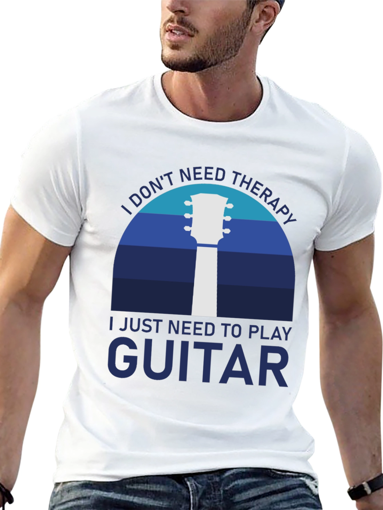 Guitar Therapy T-Shirt - Musician Gift