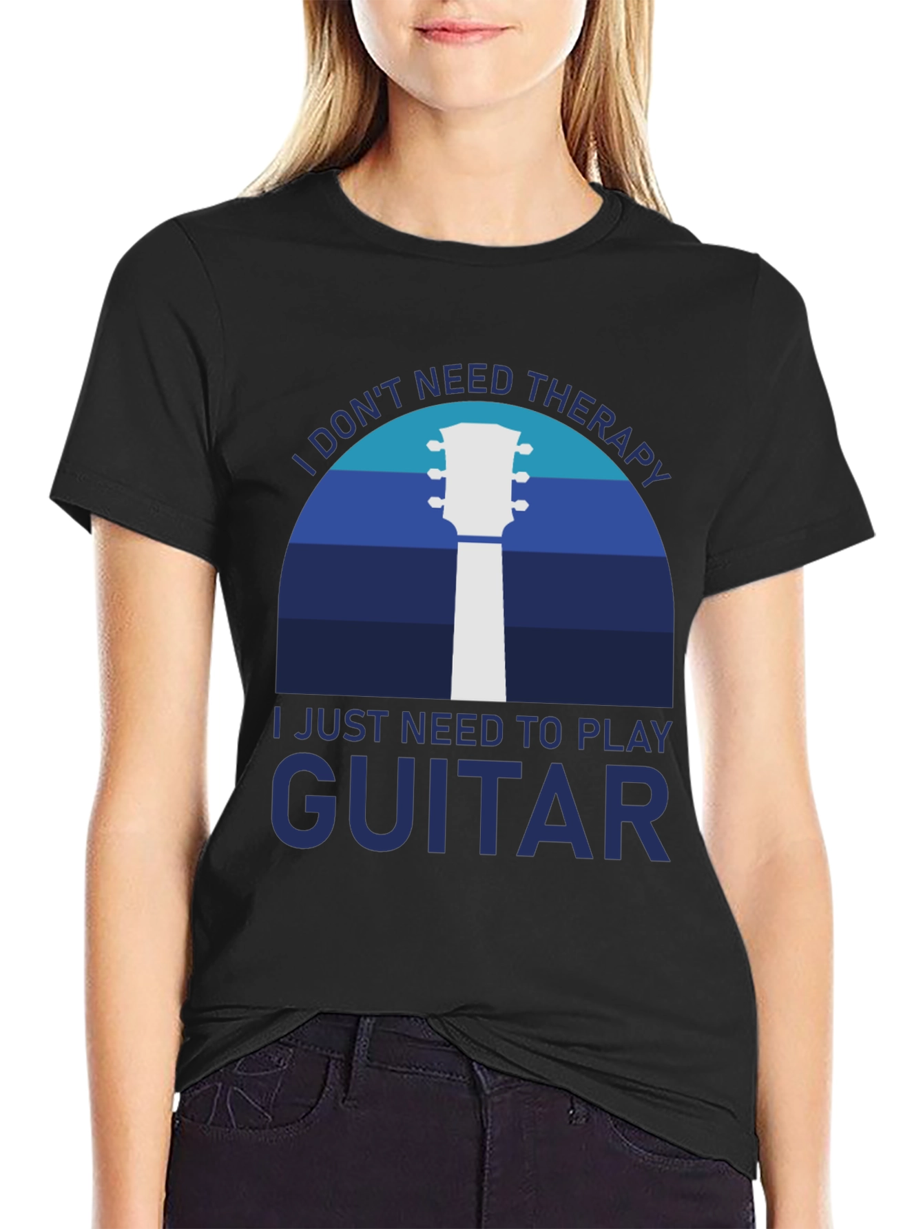 Guitar Therapy T-Shirt - Musician Gift