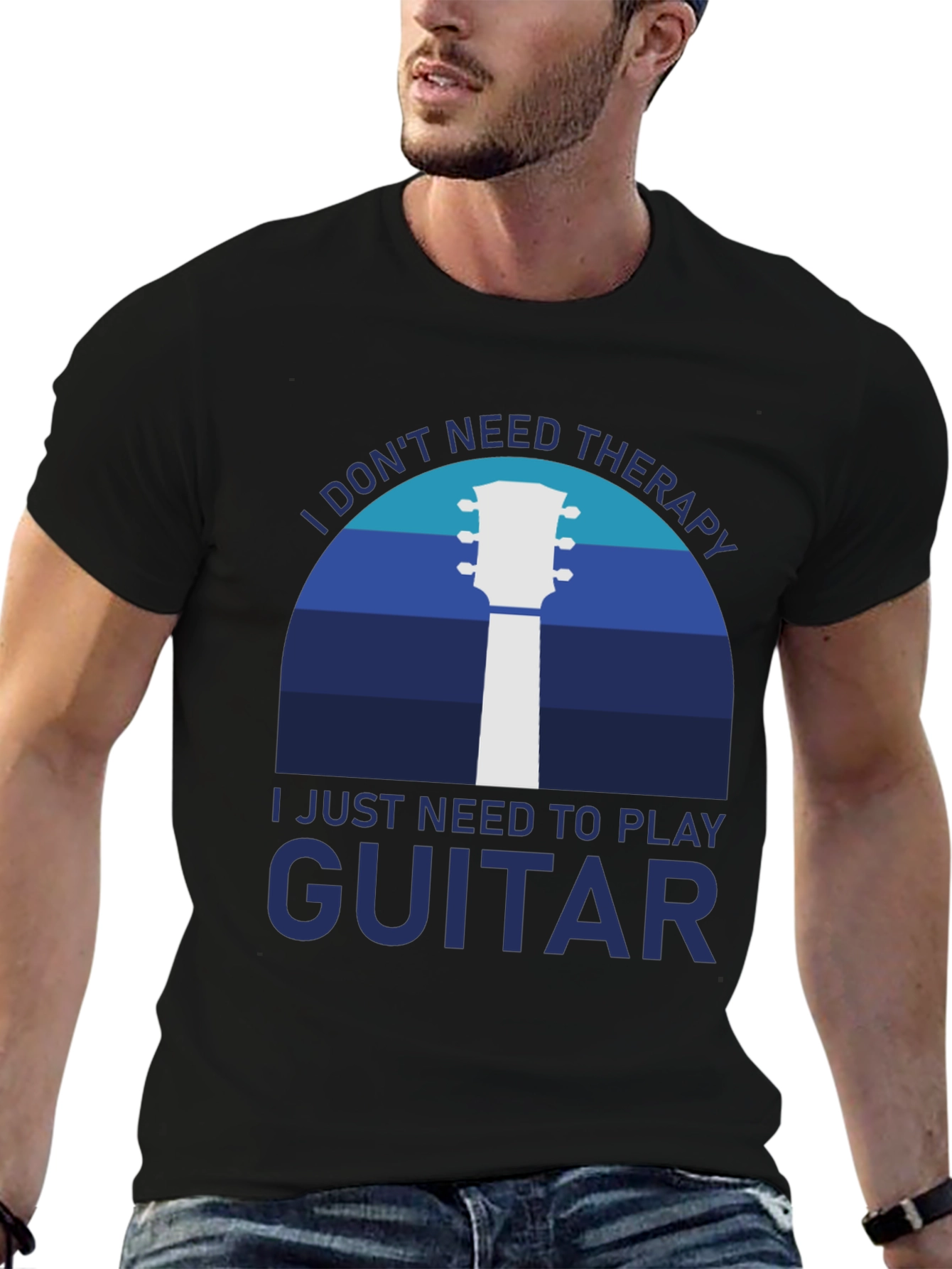 Guitar Therapy T-Shirt - Musician Gift