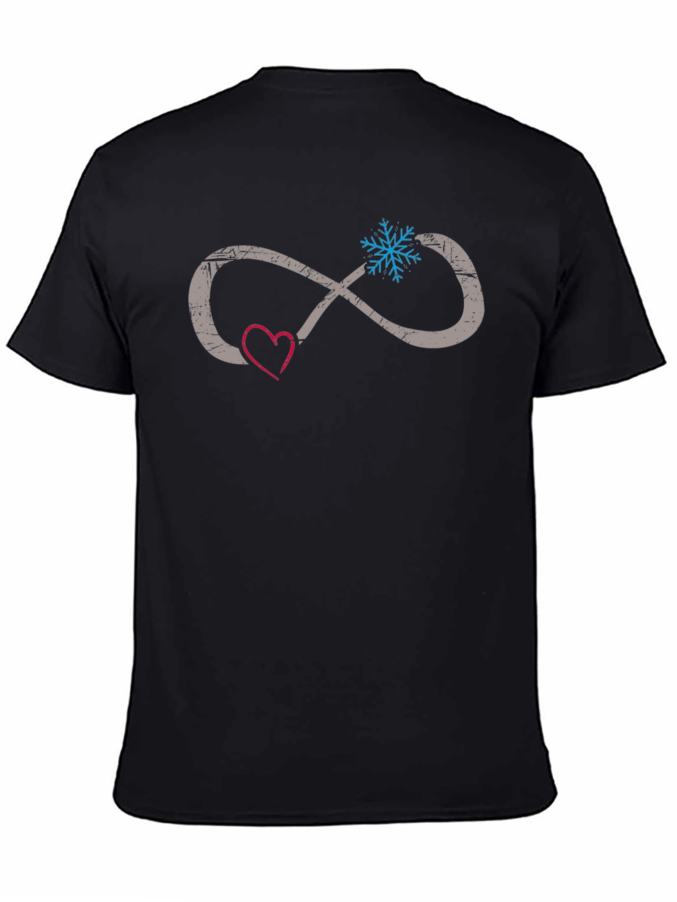 Infinity Love Snowflake Graphic Tee