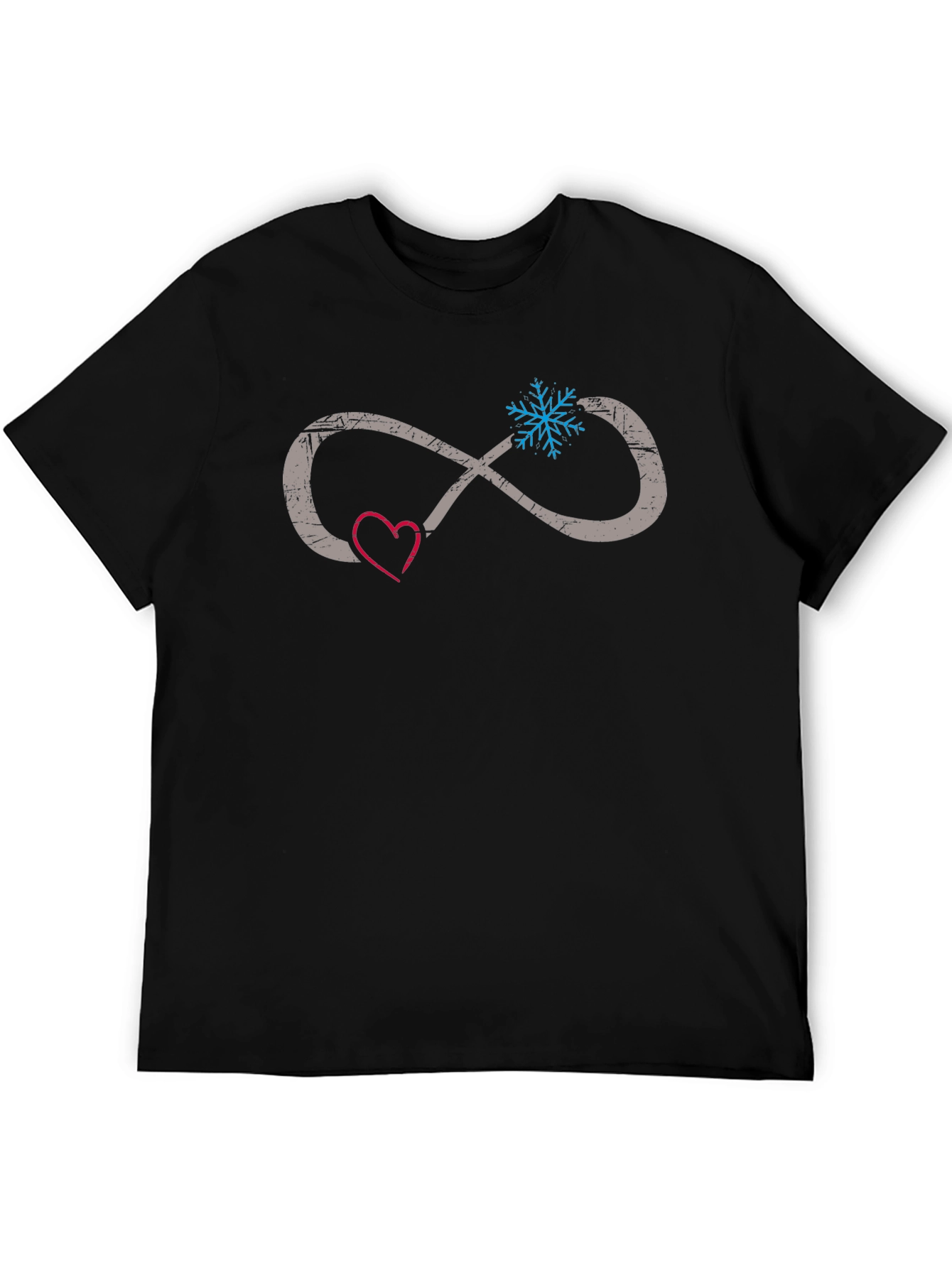 Infinity Love Snowflake Graphic Tee