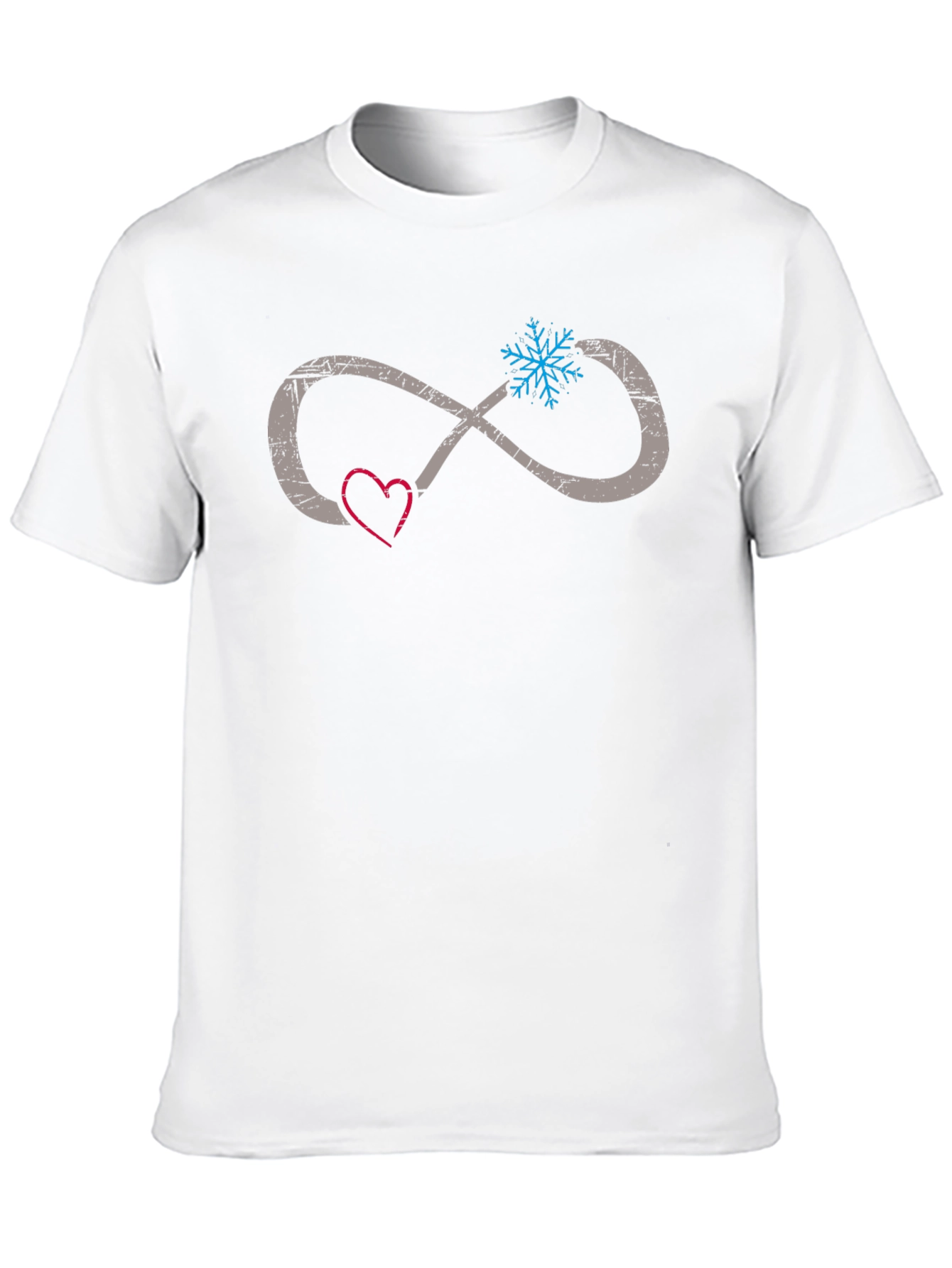 Infinity Love Snowflake Graphic Tee