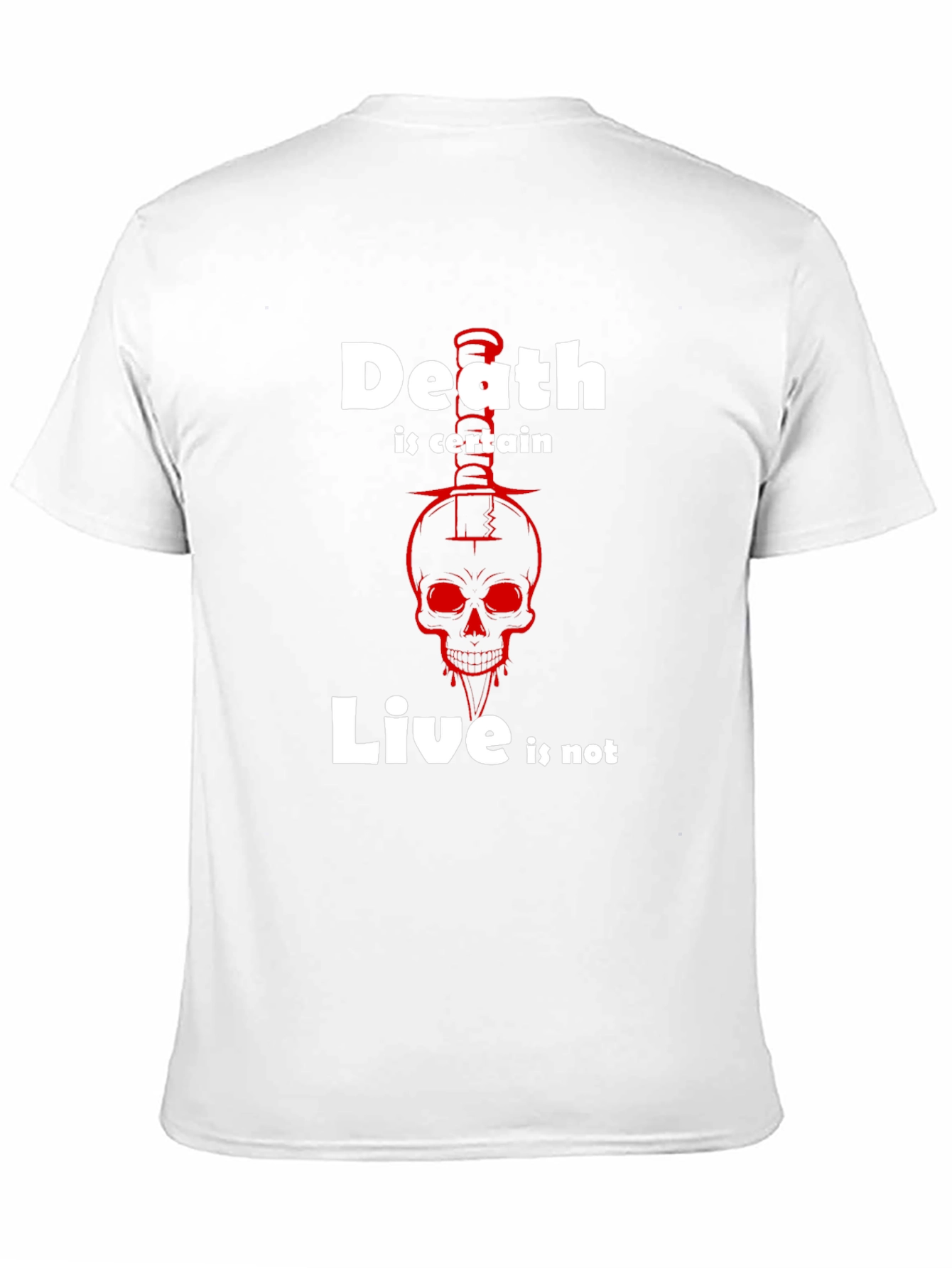 Death is Certain T-Shirt - Skull Graphic Tee