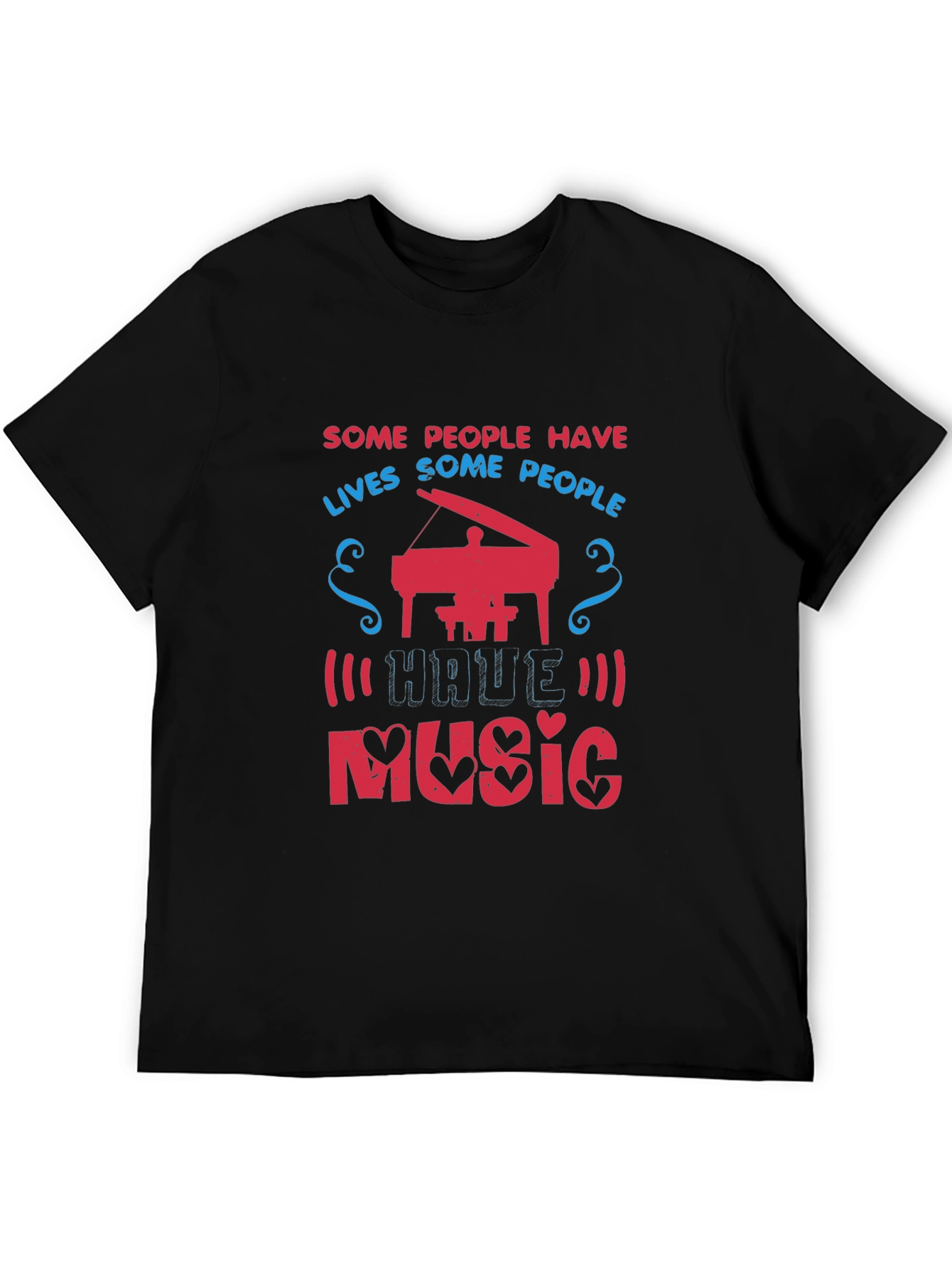 Musical Life T-Shirt - Piano Design