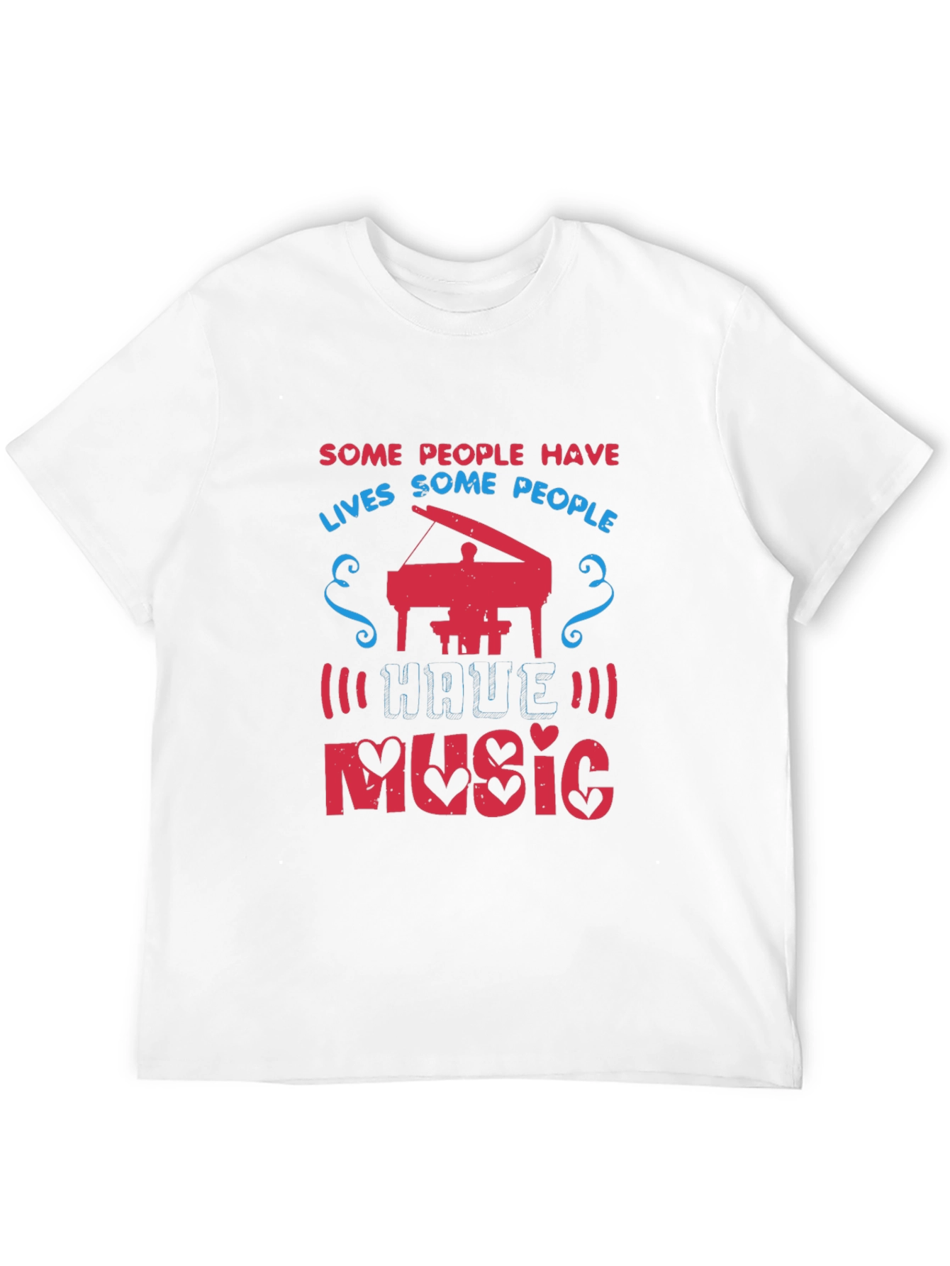 Musical Life T-Shirt - Piano Design
