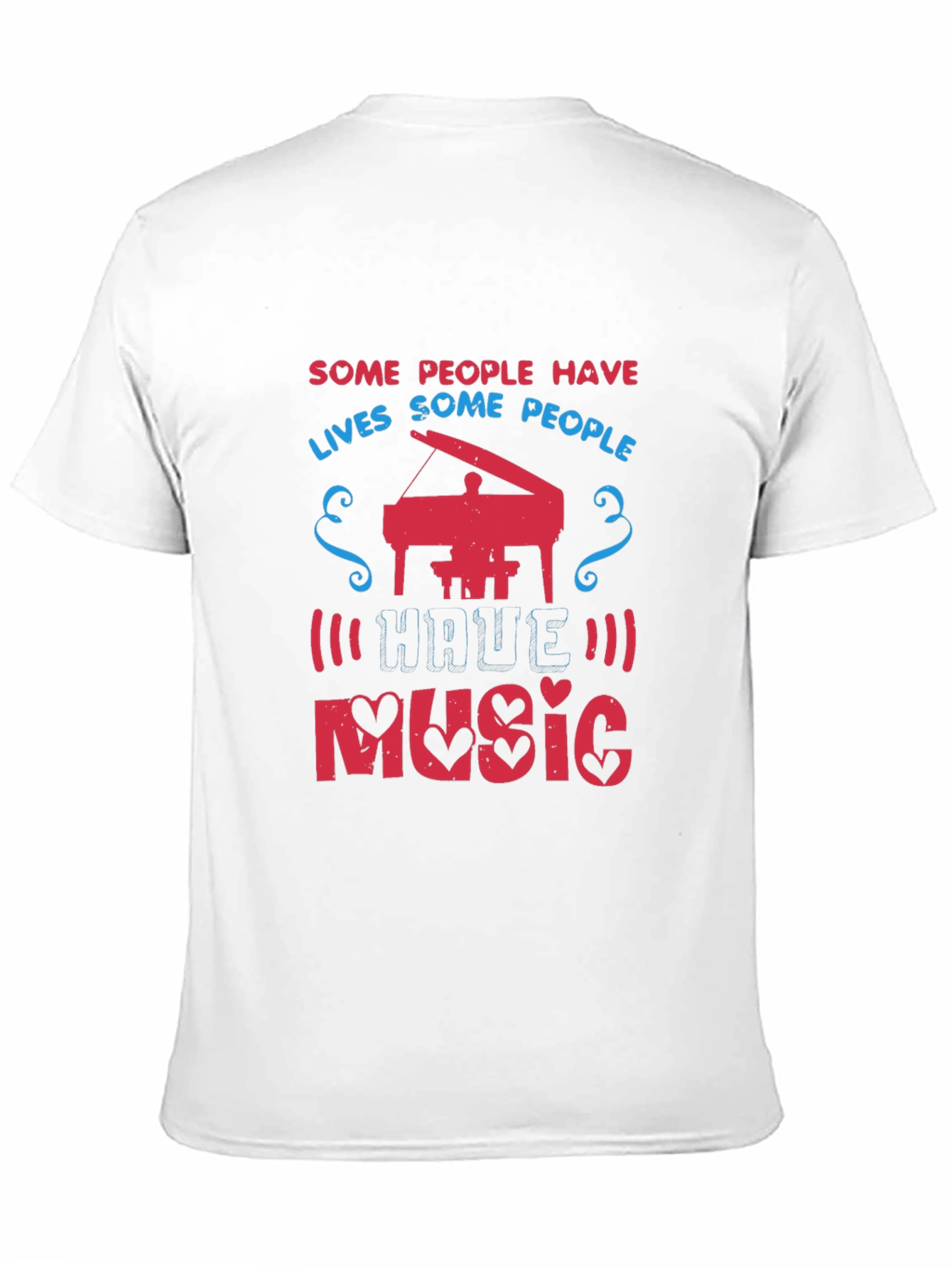 Musical Life T-Shirt - Piano Design