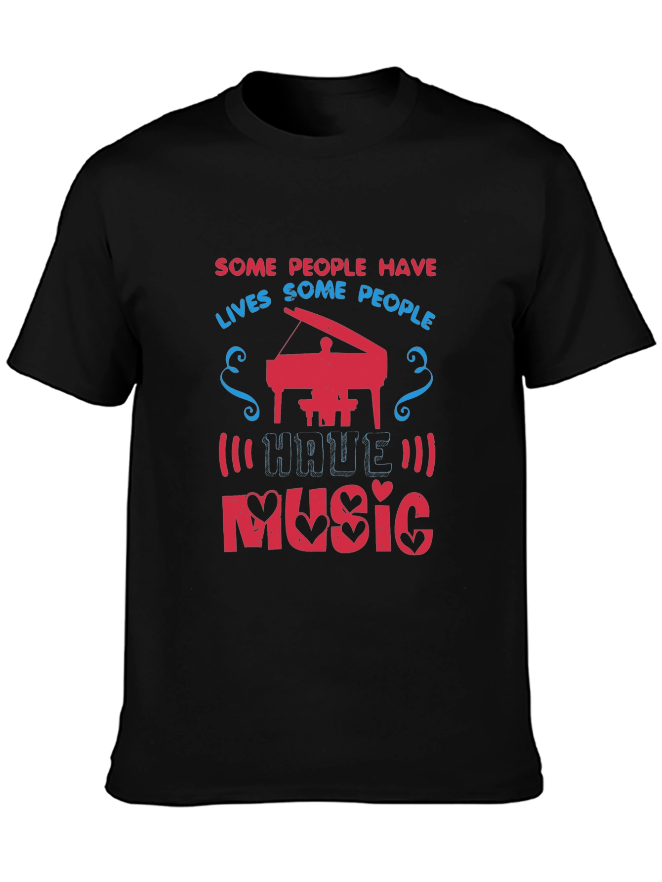 Musical Life T-Shirt - Piano Design