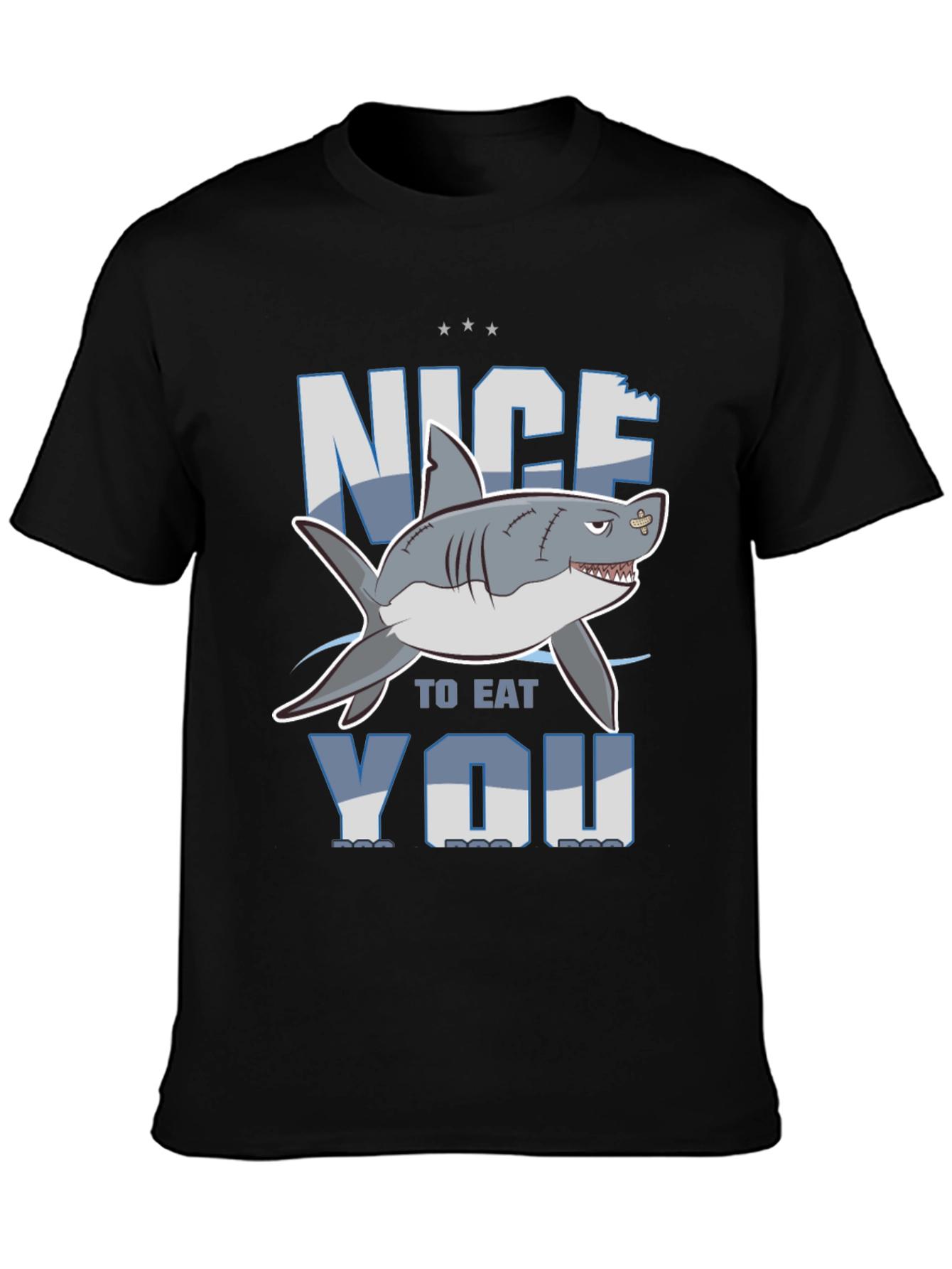 Nice to Eat You Shark Graphic T-Shirt